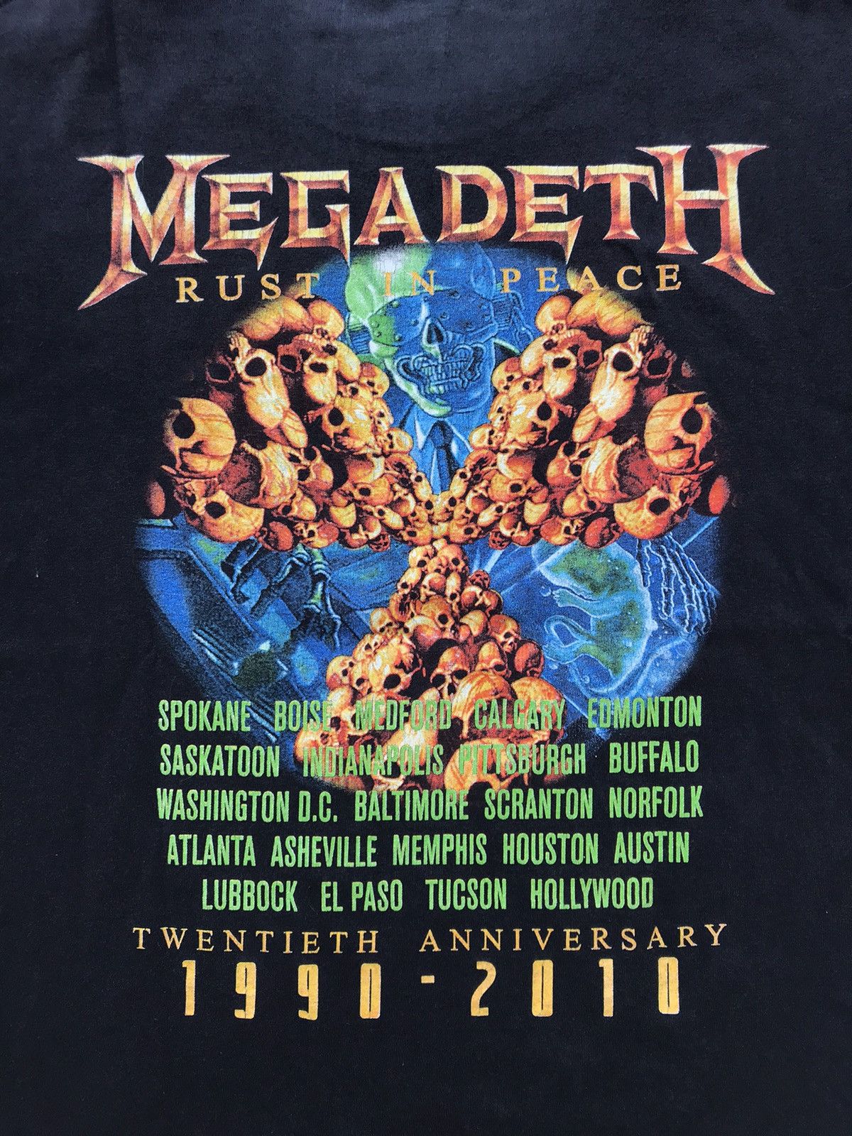 Band Tees megadeth rust in peace twentieth anniversary Size US M / EU 48-50 / 2 - 4 Thumbnail