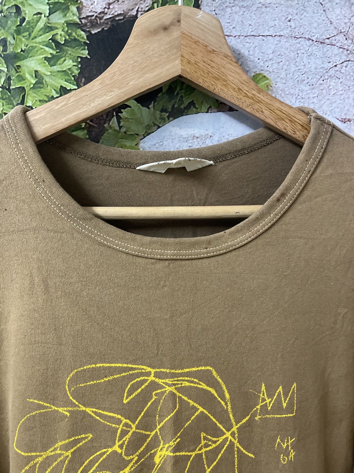 Jean-Michel Basquiat × Vintage JEAN-MICHEL BASQUIAT X UNIQLO ART VERY RARE Size US L / EU 52-54 / 3 - 3 Thumbnail