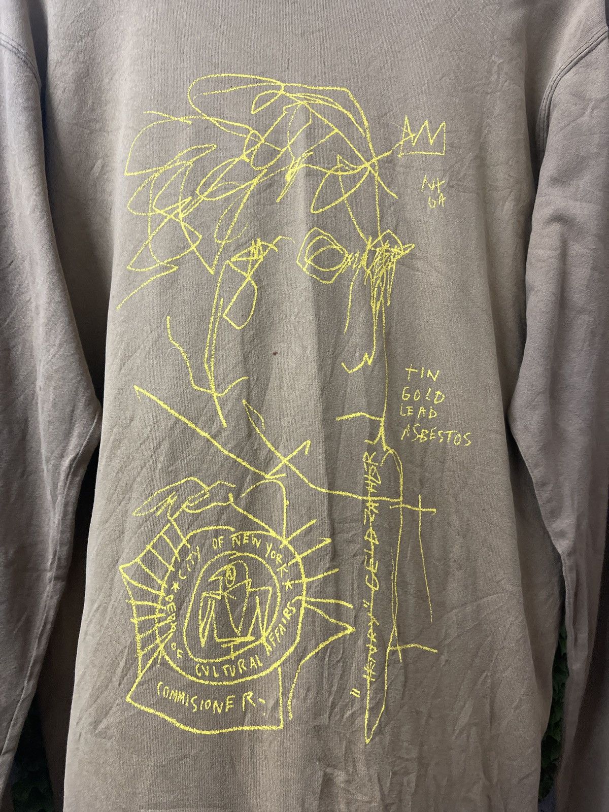 Jean-Michel Basquiat × Vintage JEAN-MICHEL BASQUIAT X UNIQLO ART VERY RARE Size US L / EU 52-54 / 3 - 2 Thumbnail