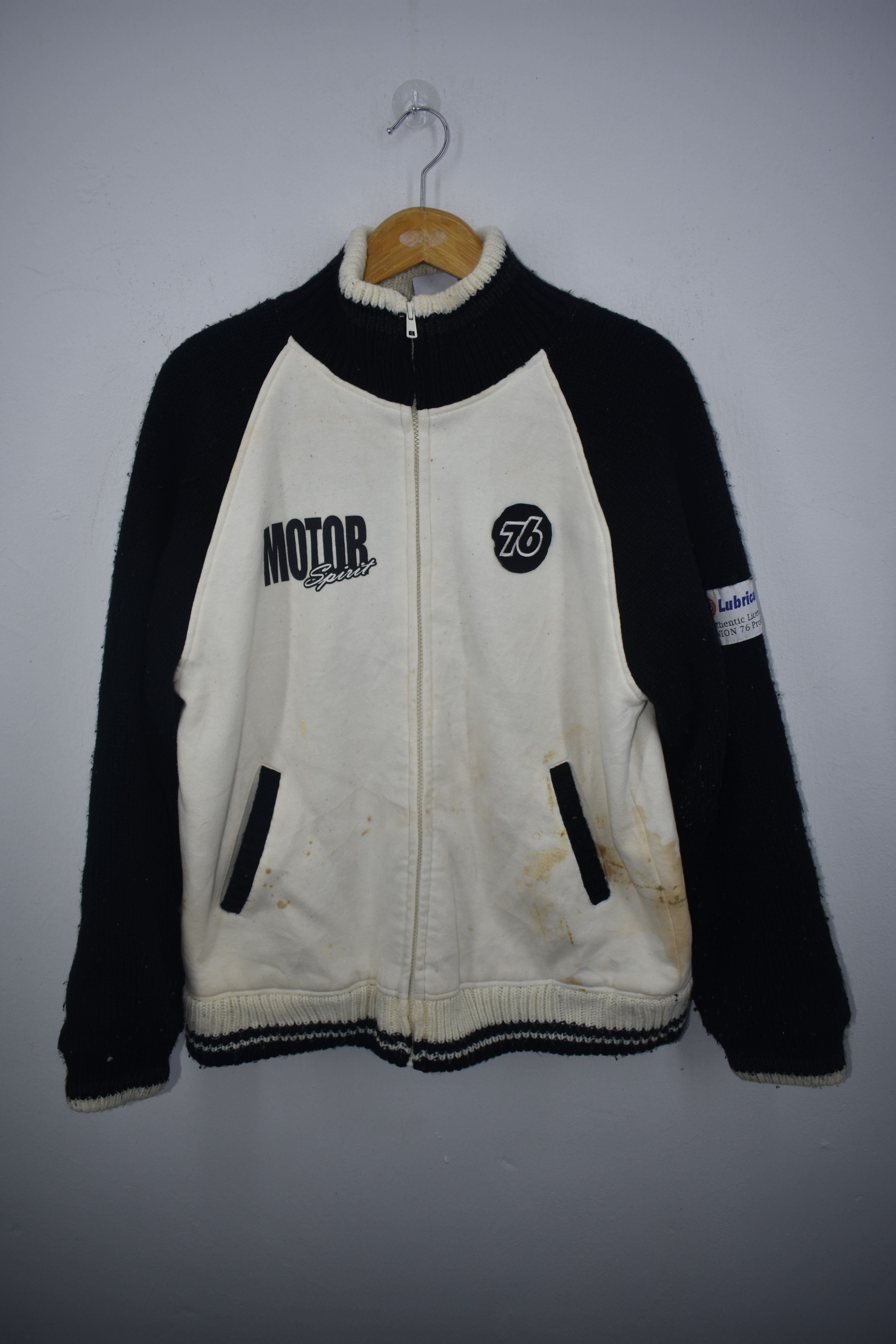 Sports Specialties × Vintage A028 VINTAGE 76 LUBRICANTS ROSSI SWEATSHIRT BIG LOGO Size US M / EU 48-50 / 2 - 4 Thumbnail