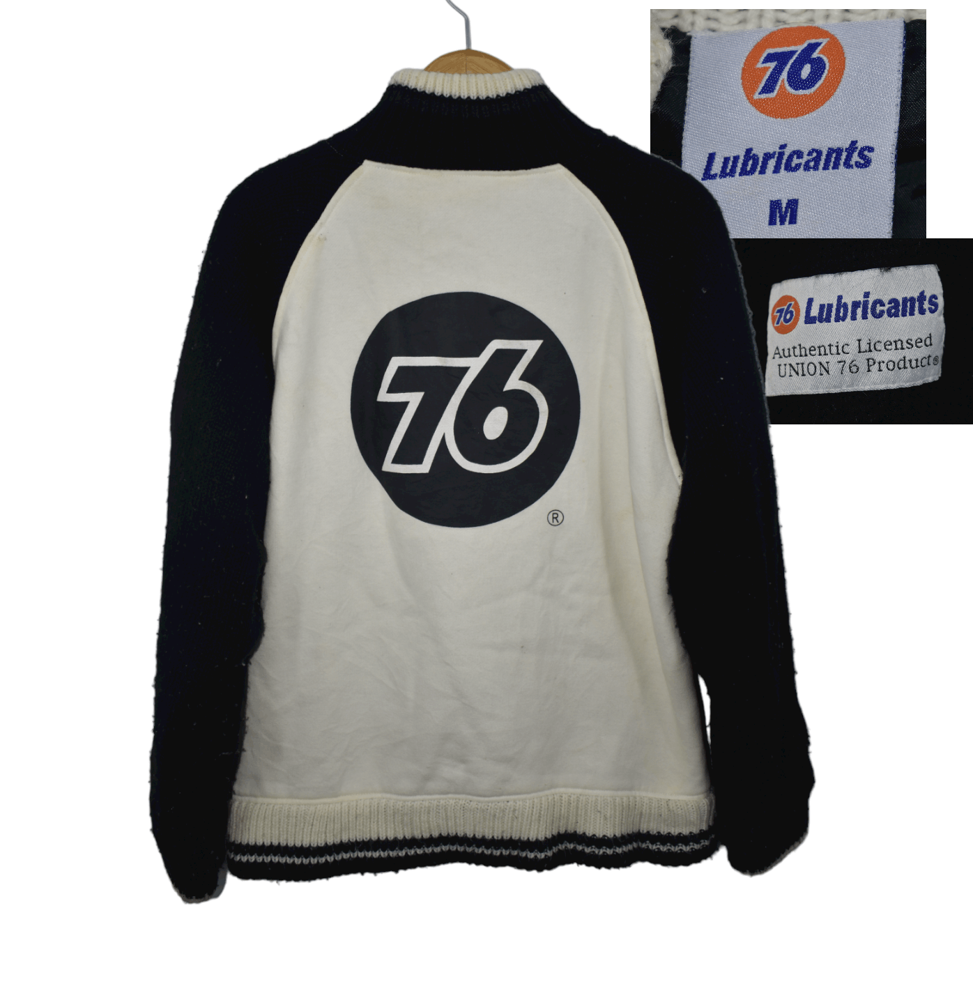 Sports Specialties × Vintage A028 VINTAGE 76 LUBRICANTS ROSSI SWEATSHIRT BIG LOGO Size US M / EU 48-50 / 2 - 1 Thumbnail