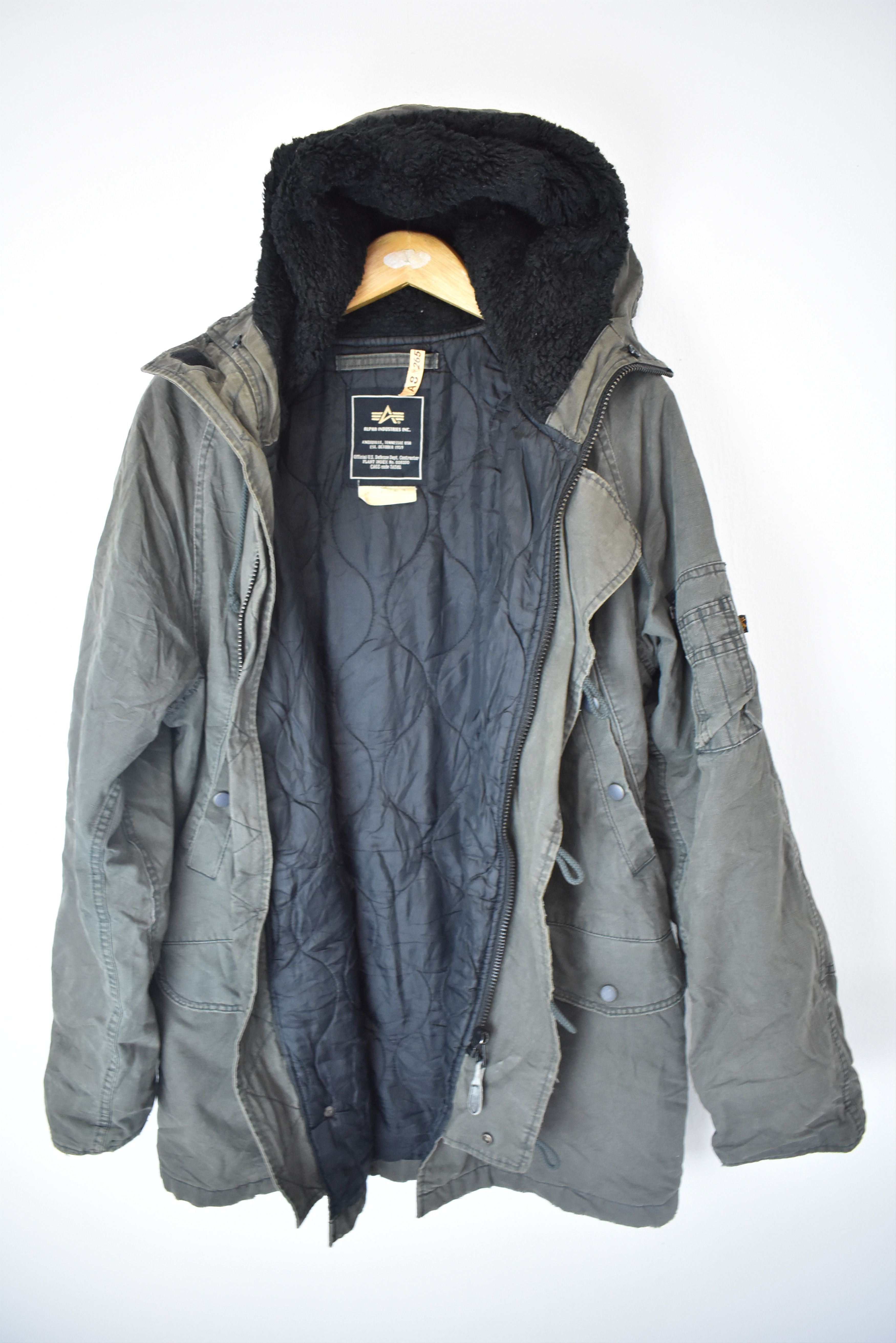 Alpha Industries × Vintage A031 Vintage Alpha Industries Parkas Jacket Size US L / EU 52-54 / 3 - 8 Thumbnail