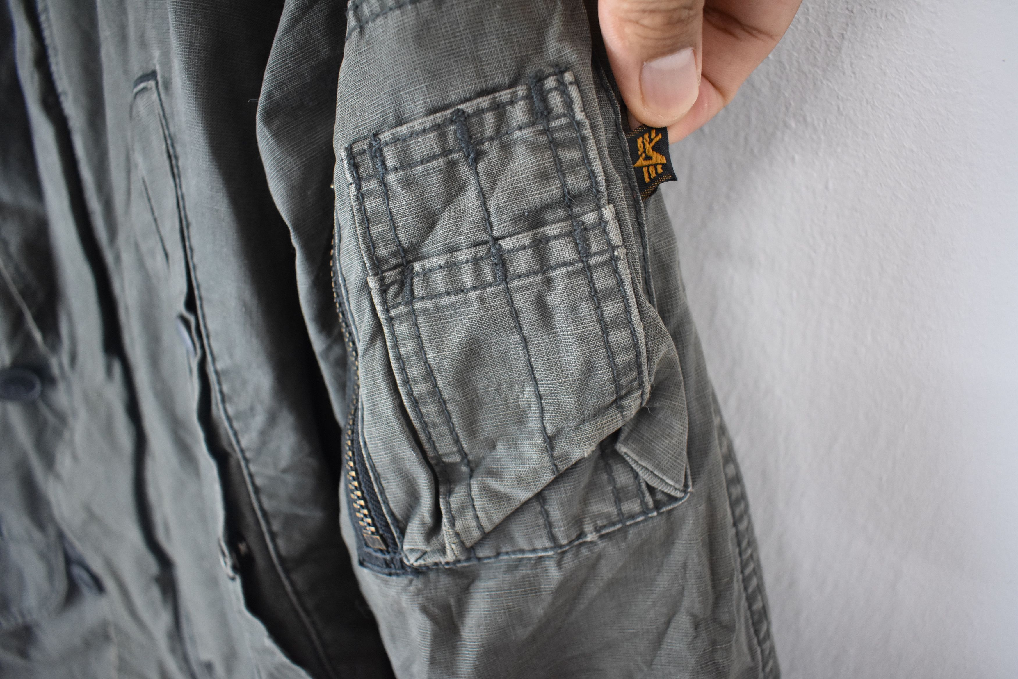 Alpha Industries × Vintage A031 Vintage Alpha Industries Parkas Jacket Size US L / EU 52-54 / 3 - 3 Thumbnail