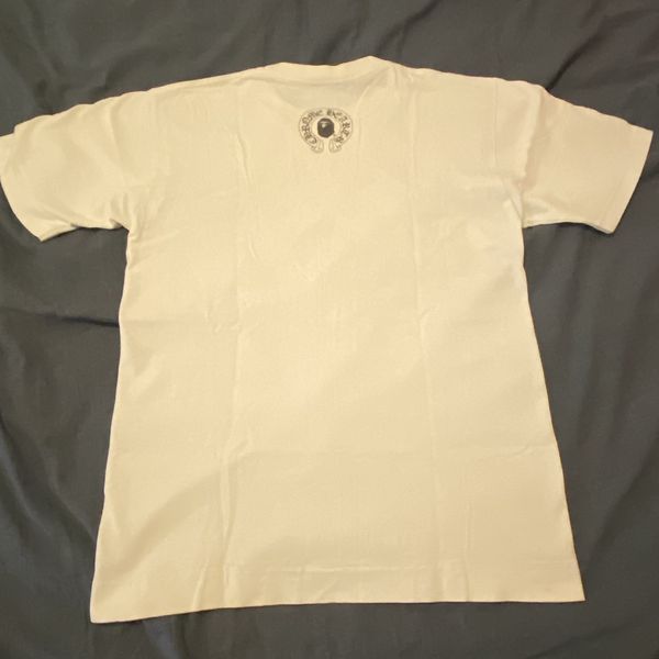 Bape Used Bape x Chrome Hearts Milo Tee White Small | Grailed