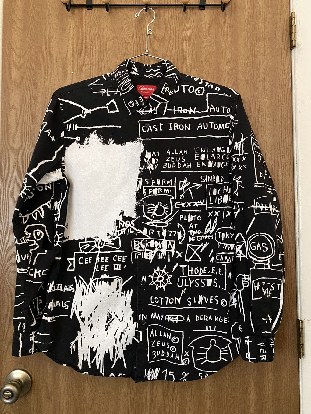 Supreme 2013 BASQUIAT BUTTON UP SHIRT Size US M / EU 48-50 / 2 - 1 Thumbnail