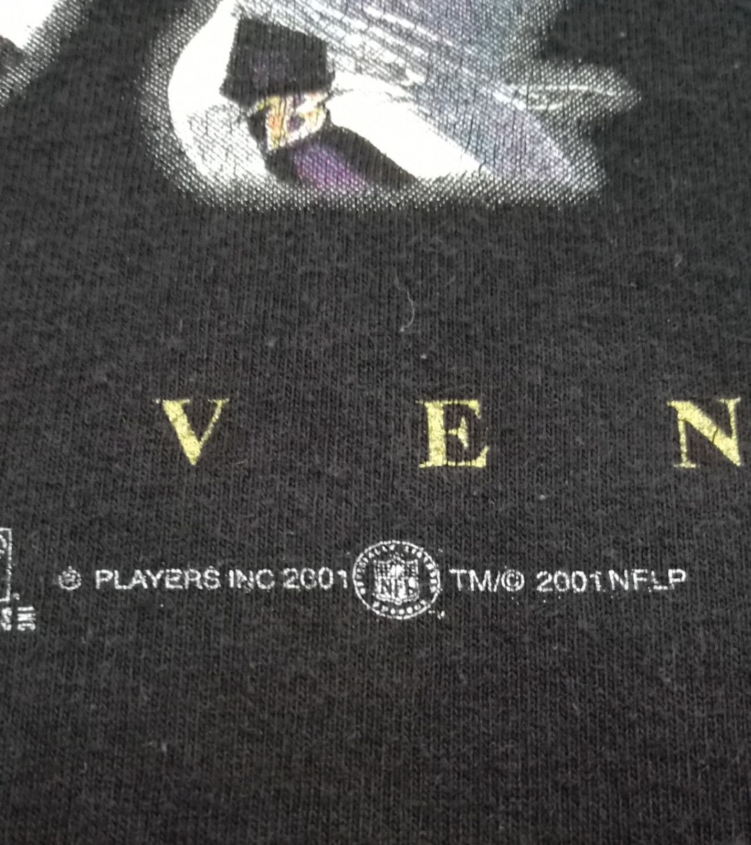 NFL × Vintage Vintage NFL Baltimore Ravens Black Purple T-Shirt Size US L / EU 52-54 / 3 - 4 Thumbnail