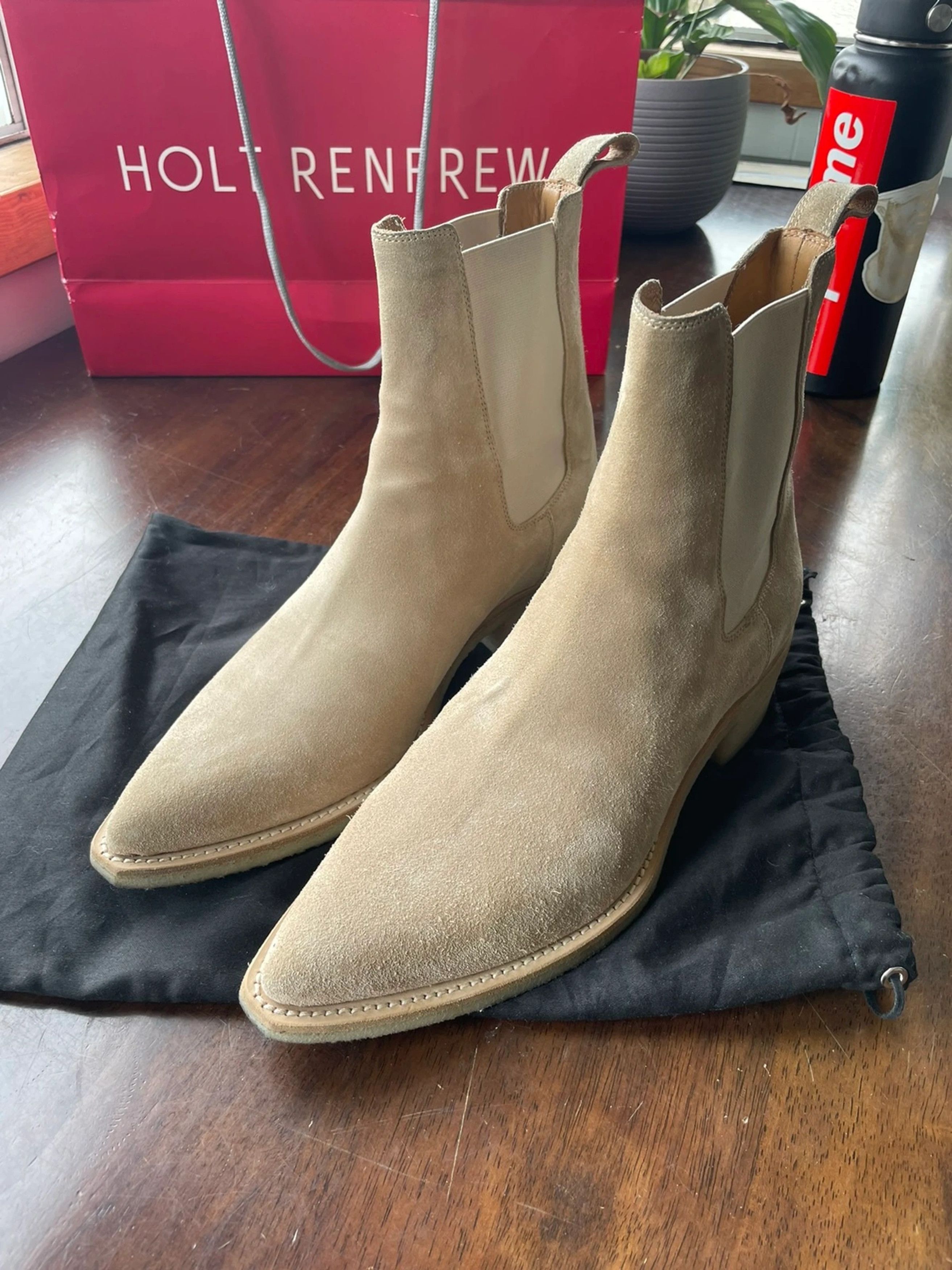 Amiri Suede Crepe Sole Boots Size US 10.5 / EU 43-44 - 6 Thumbnail