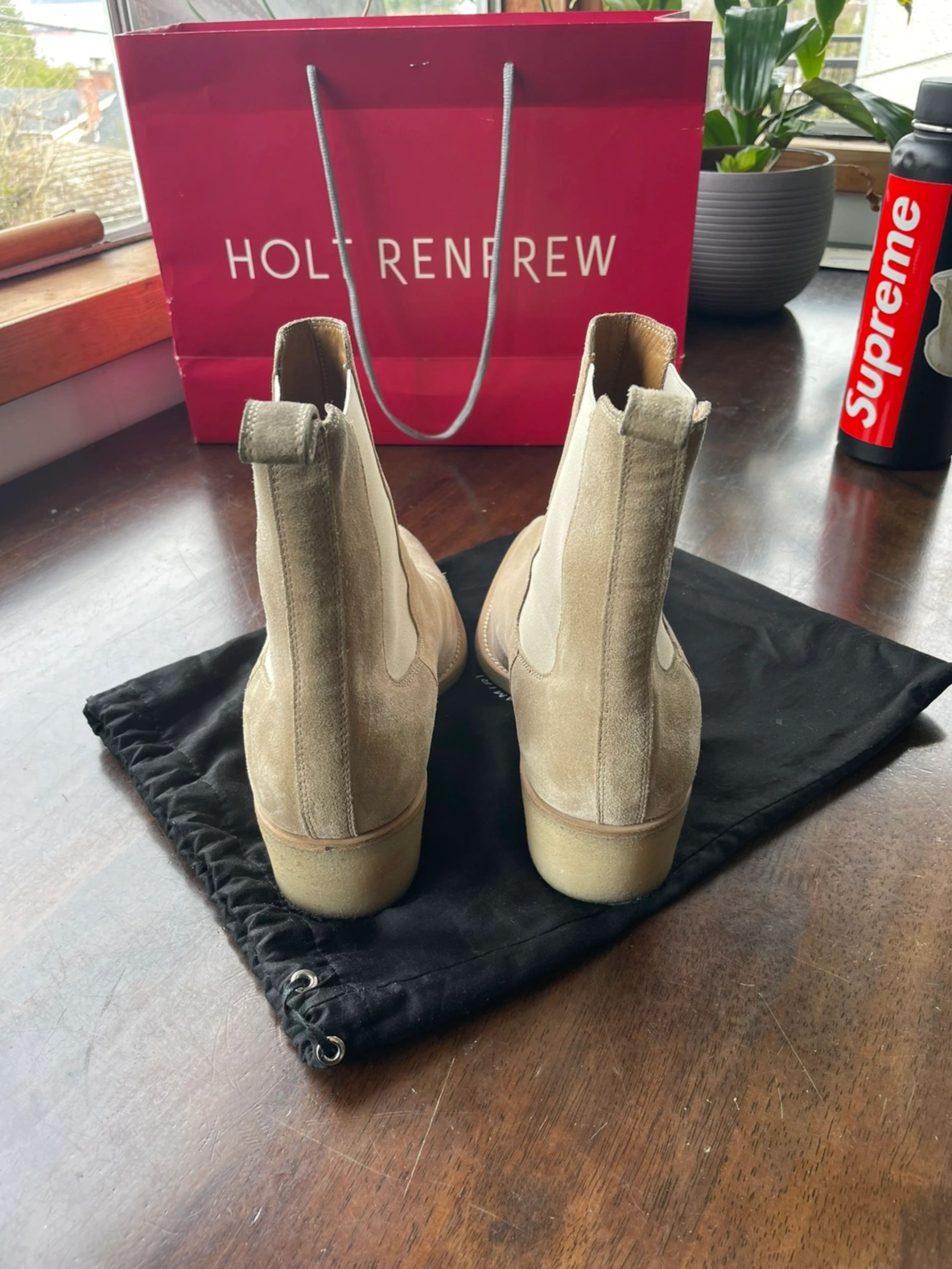 Amiri Suede Crepe Sole Boots Size US 10.5 / EU 43-44 - 3 Thumbnail