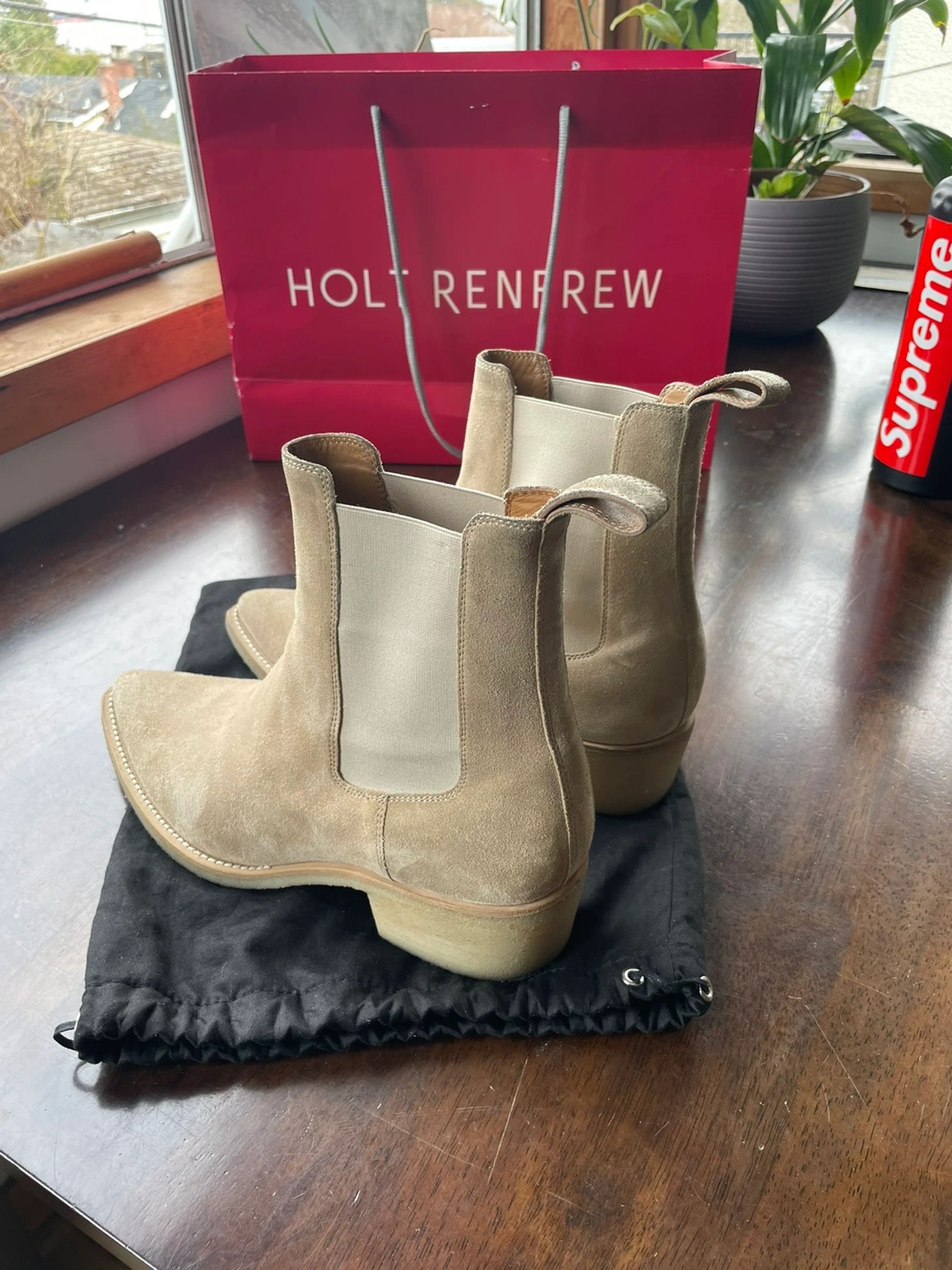 Amiri Suede Crepe Sole Boots Size US 10.5 / EU 43-44 - 4 Thumbnail