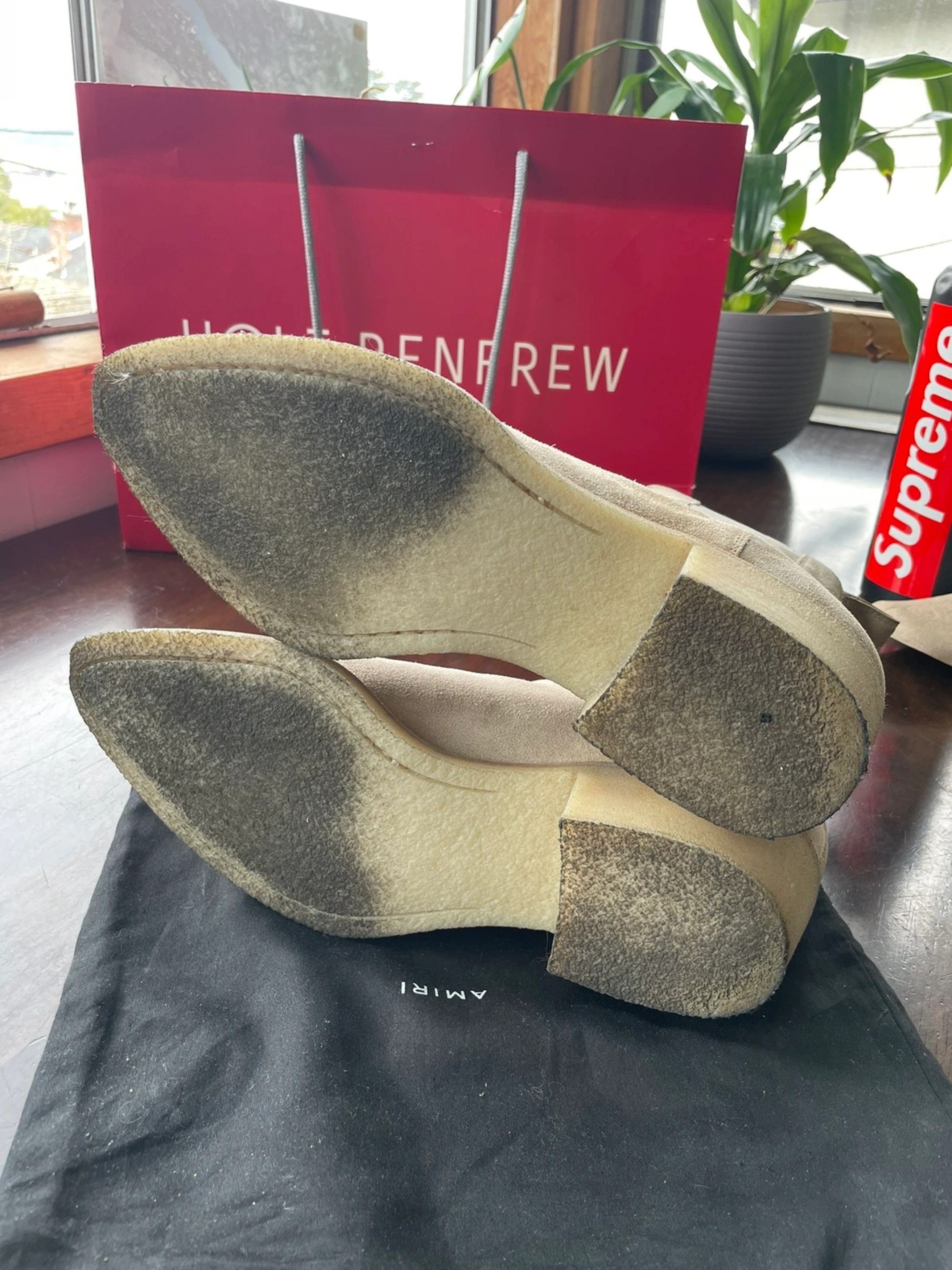Amiri Suede Crepe Sole Boots Size US 10.5 / EU 43-44 - 9 Thumbnail