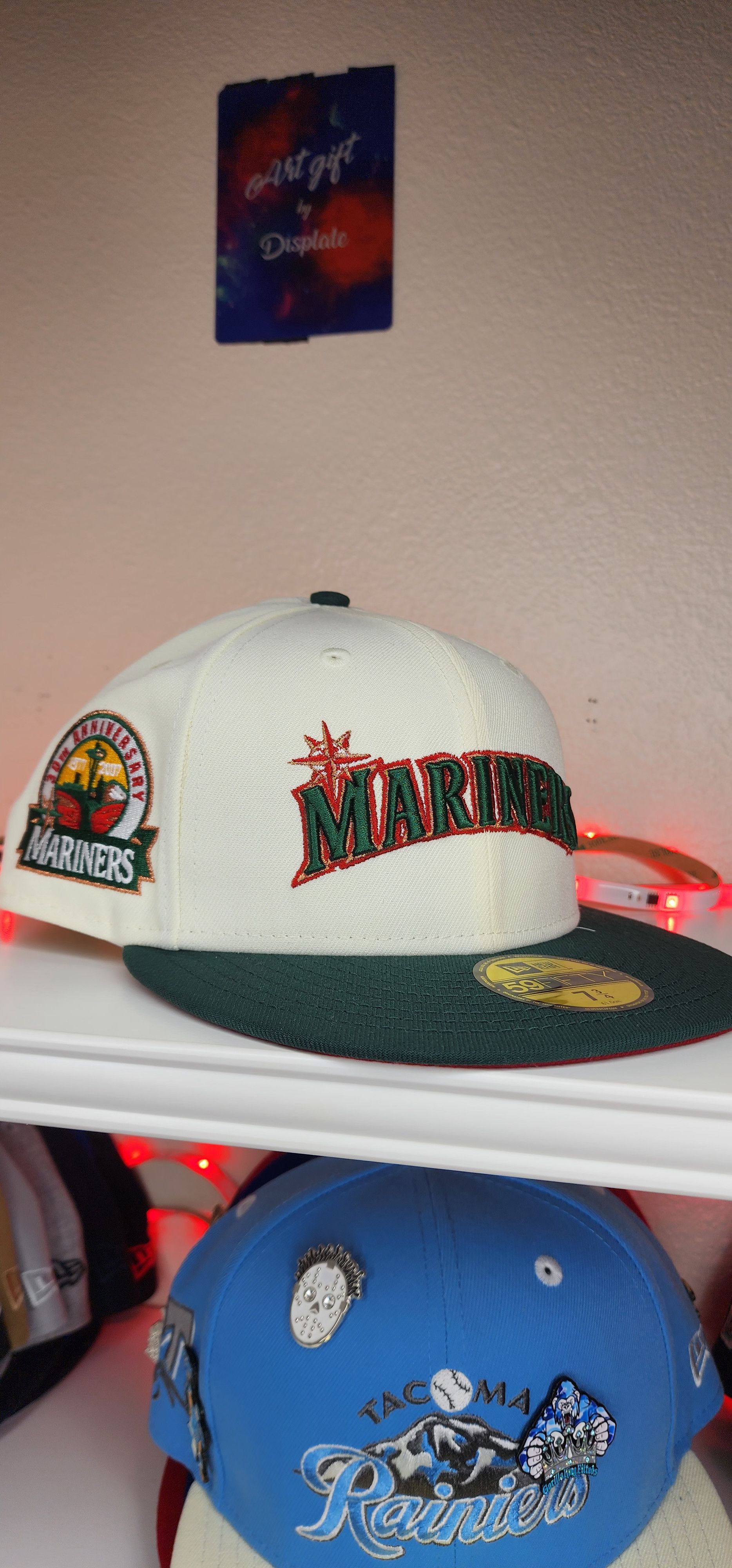 New Era Seattle mariners crossover script 7 3/4 | Grailed
