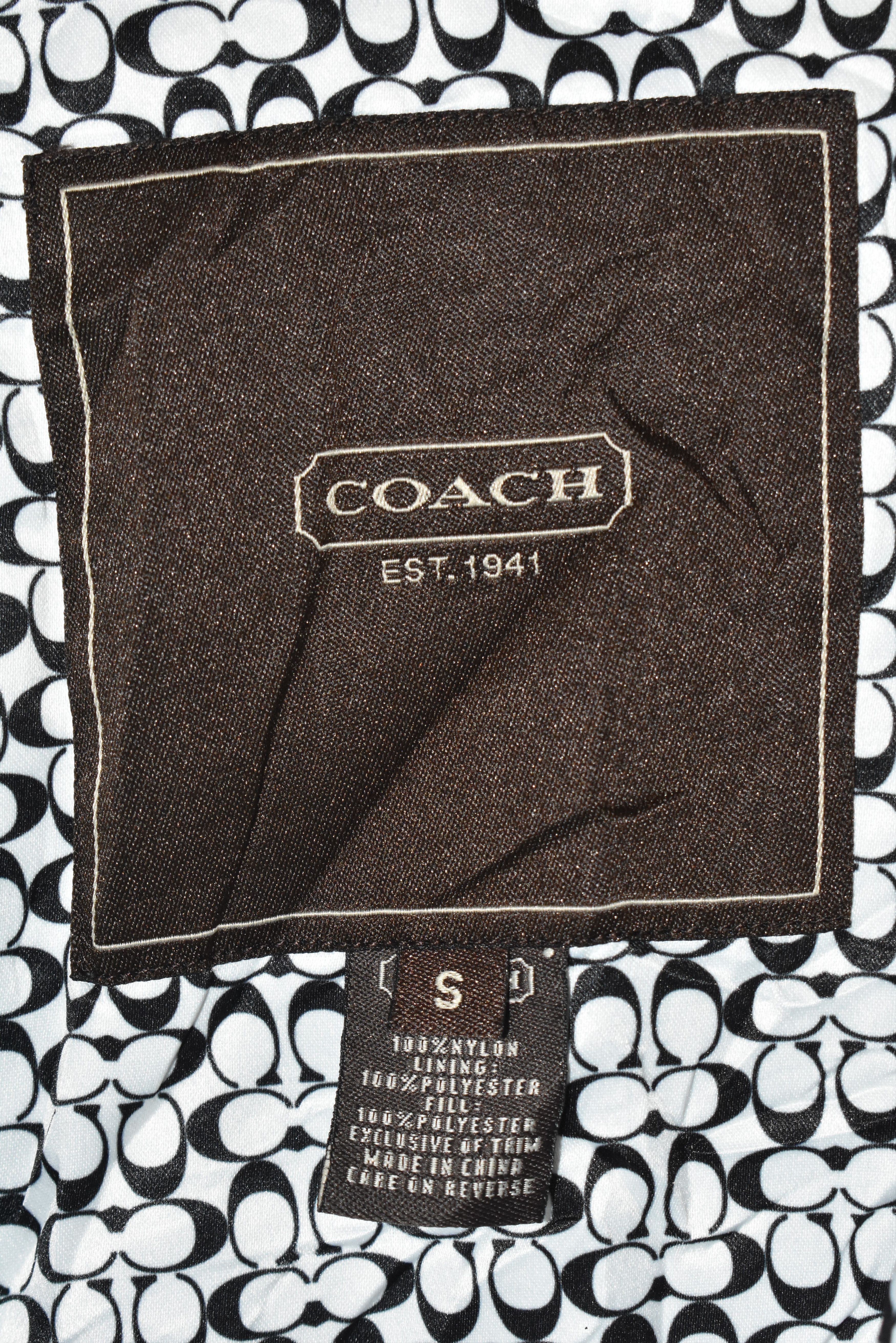 Coach × Vintage A040 Vintage Coach Monogram Jacket Small Size S / US 4 / IT 40 - 4 Thumbnail