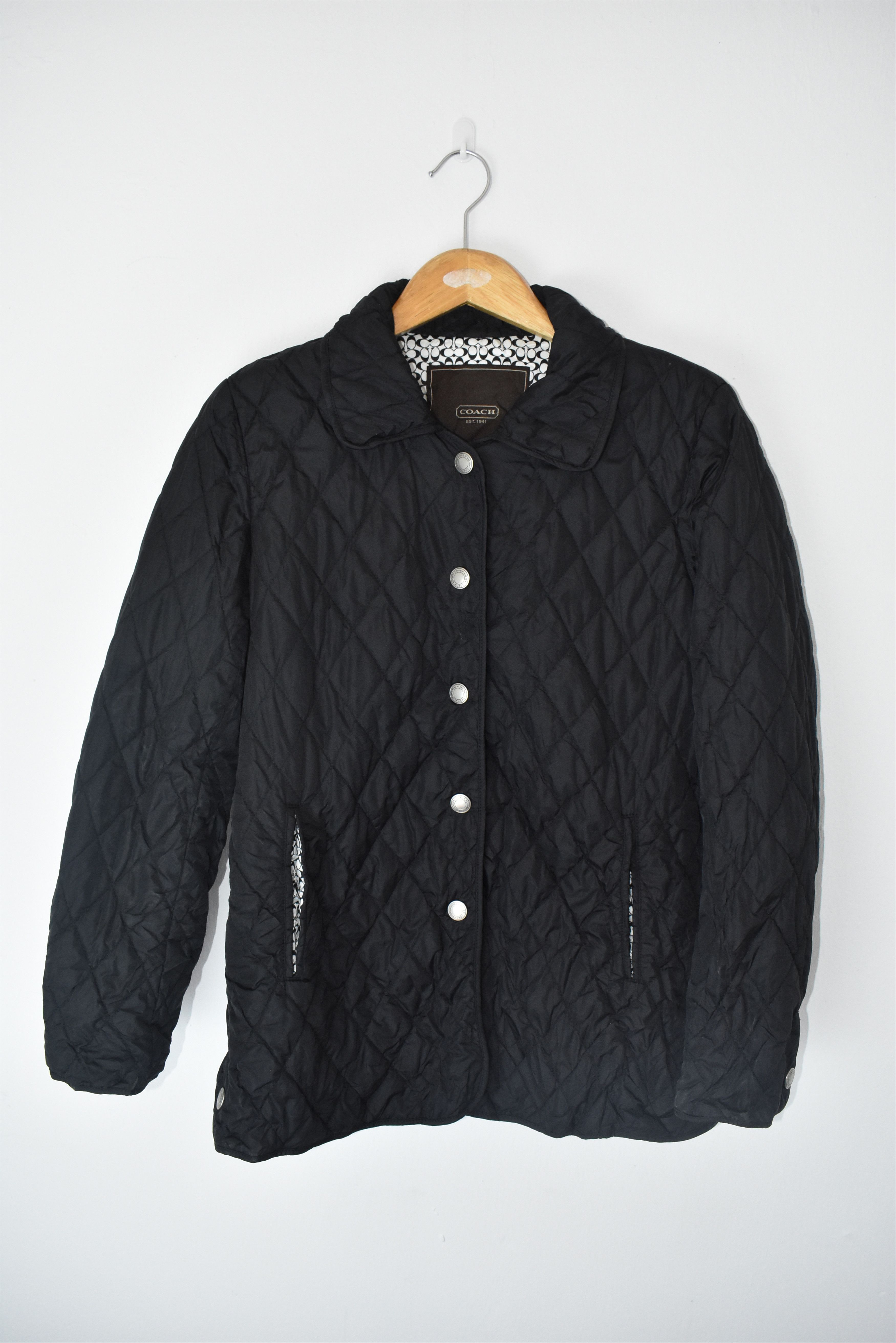Coach × Vintage A040 Vintage Coach Monogram Jacket Small Size S / US 4 / IT 40 - 7 Thumbnail