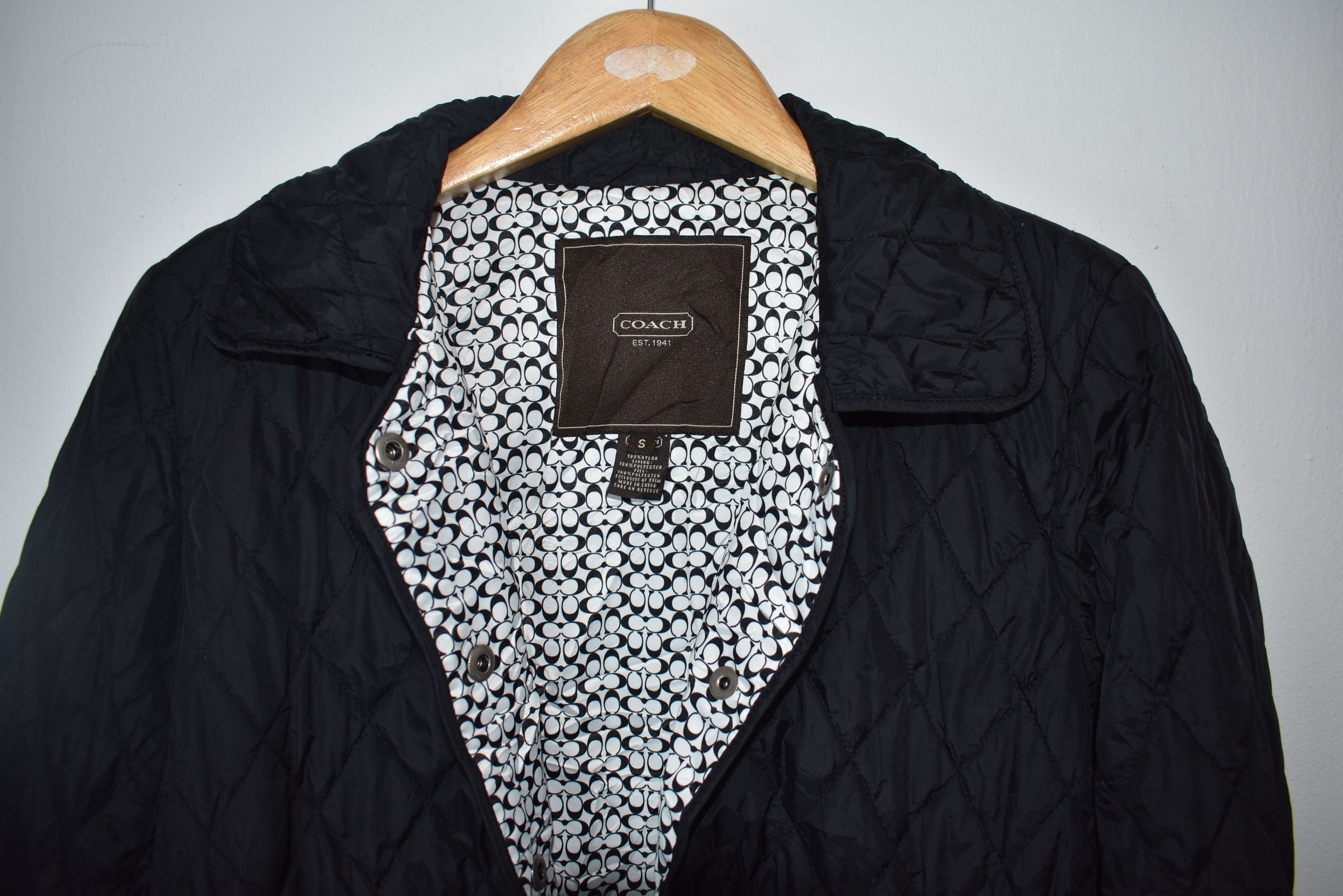 Coach × Vintage A040 Vintage Coach Monogram Jacket Small Size S / US 4 / IT 40 - 3 Thumbnail