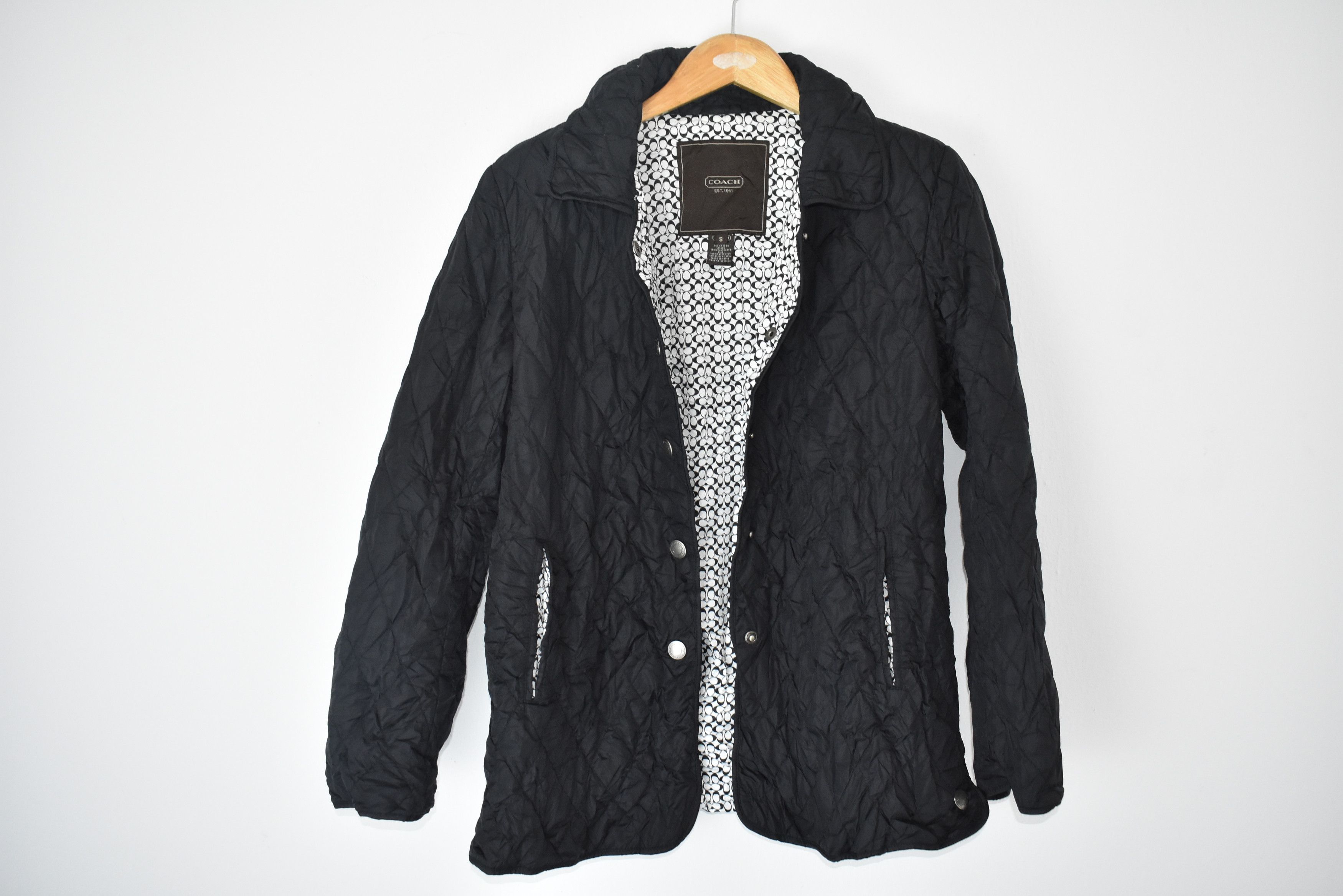 Coach × Vintage A040 Vintage Coach Monogram Jacket Small Size S / US 4 / IT 40 - 2 Thumbnail