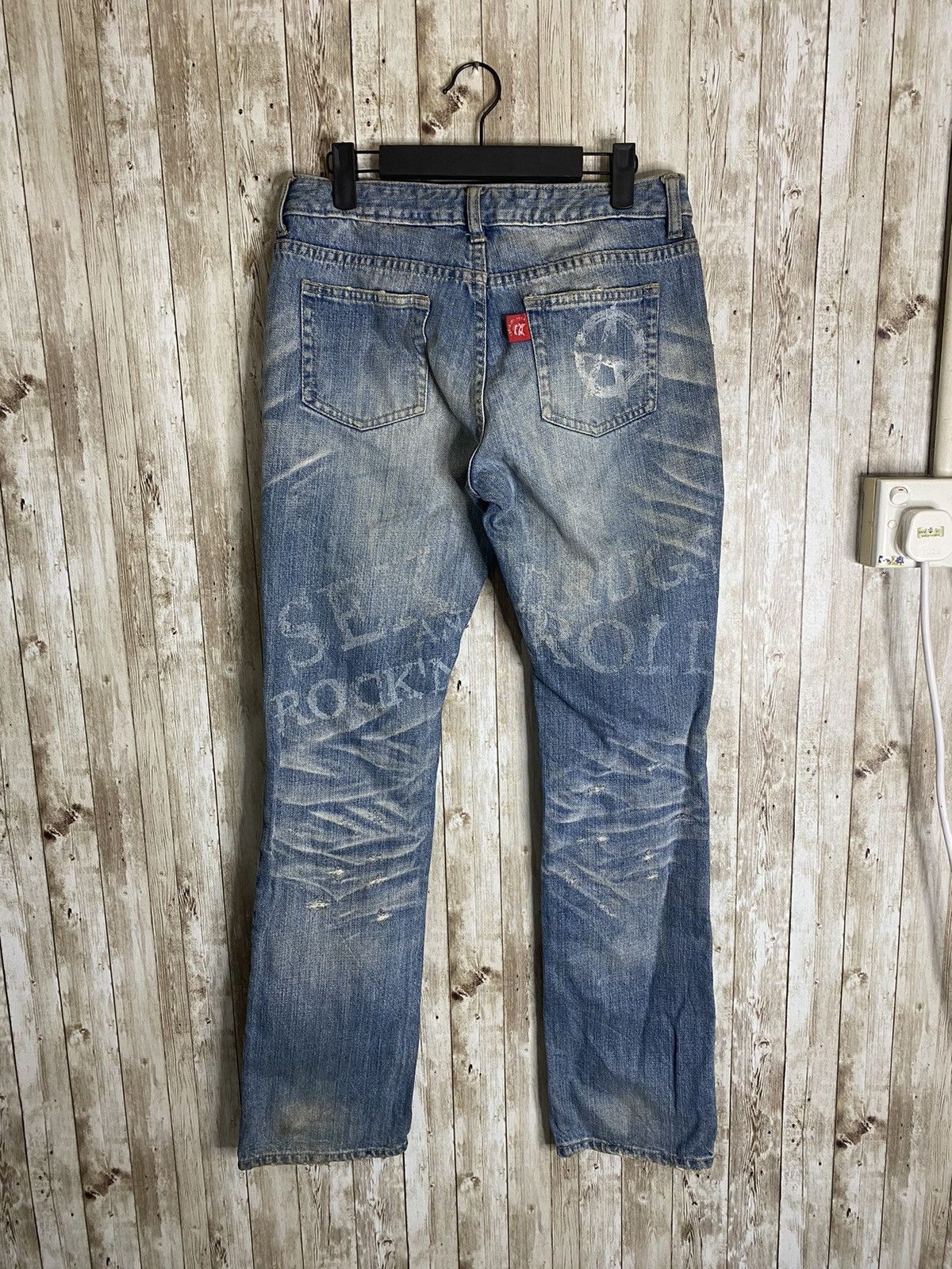 Japanese Brand × Seditionaries Seditionaries Hell Cat Punks Jeans Size US 30 / EU 46 - 2 Thumbnail