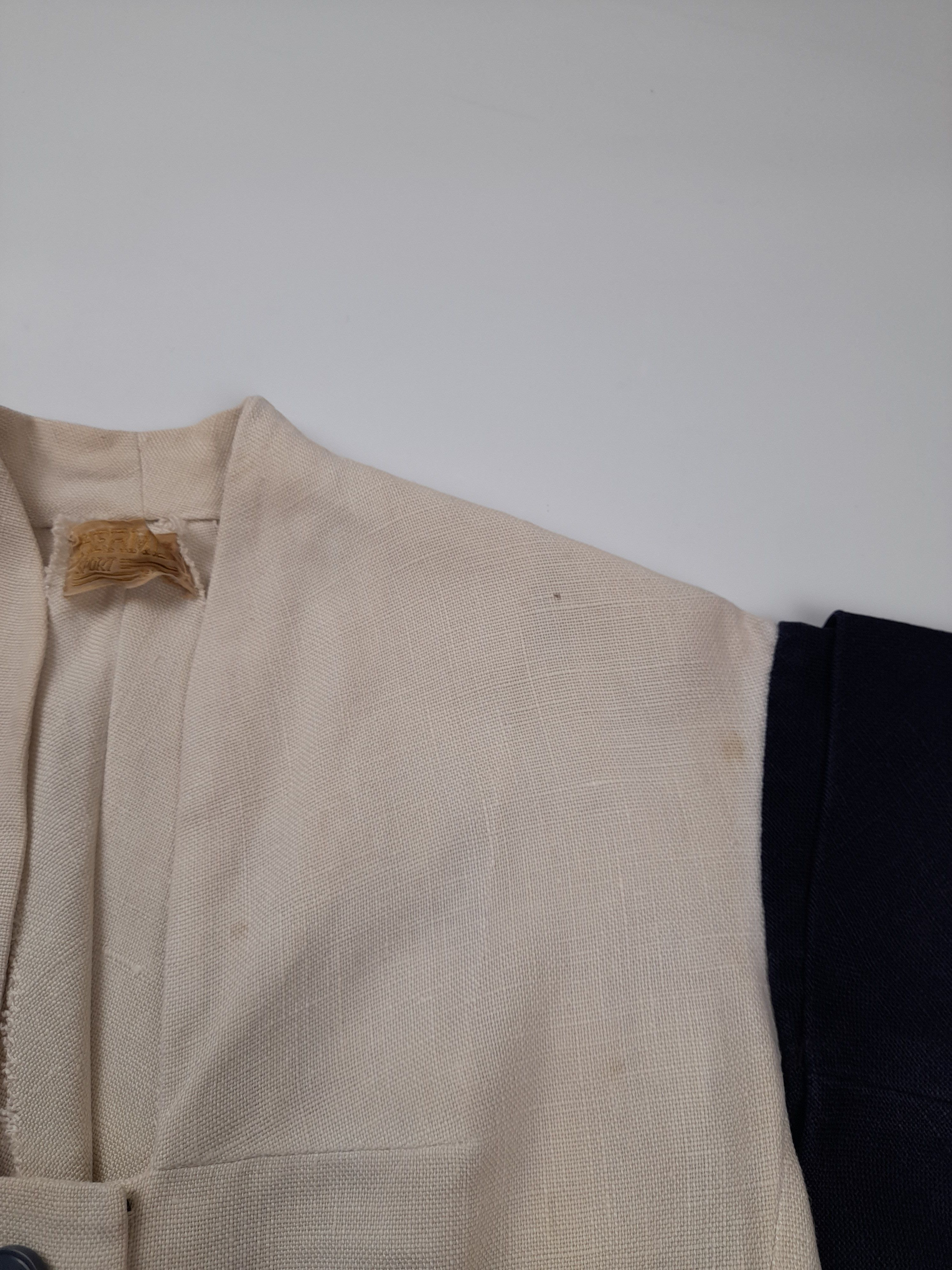 Hermes Vintage Hermes Linen Top Size S / US 4 / IT 40 - 3 Thumbnail