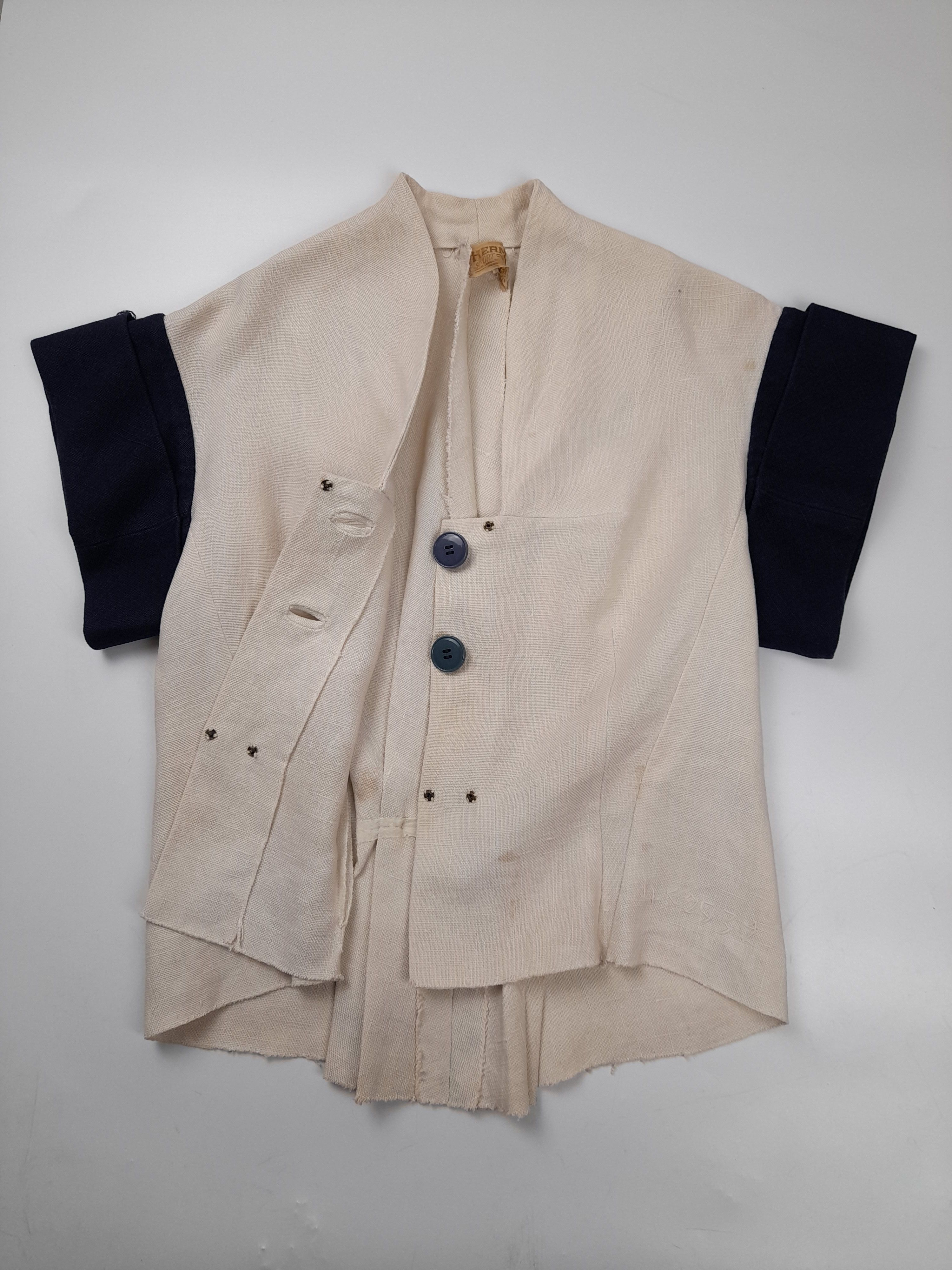 Hermes Vintage Hermes Linen Top Size S / US 4 / IT 40 - 15 Thumbnail