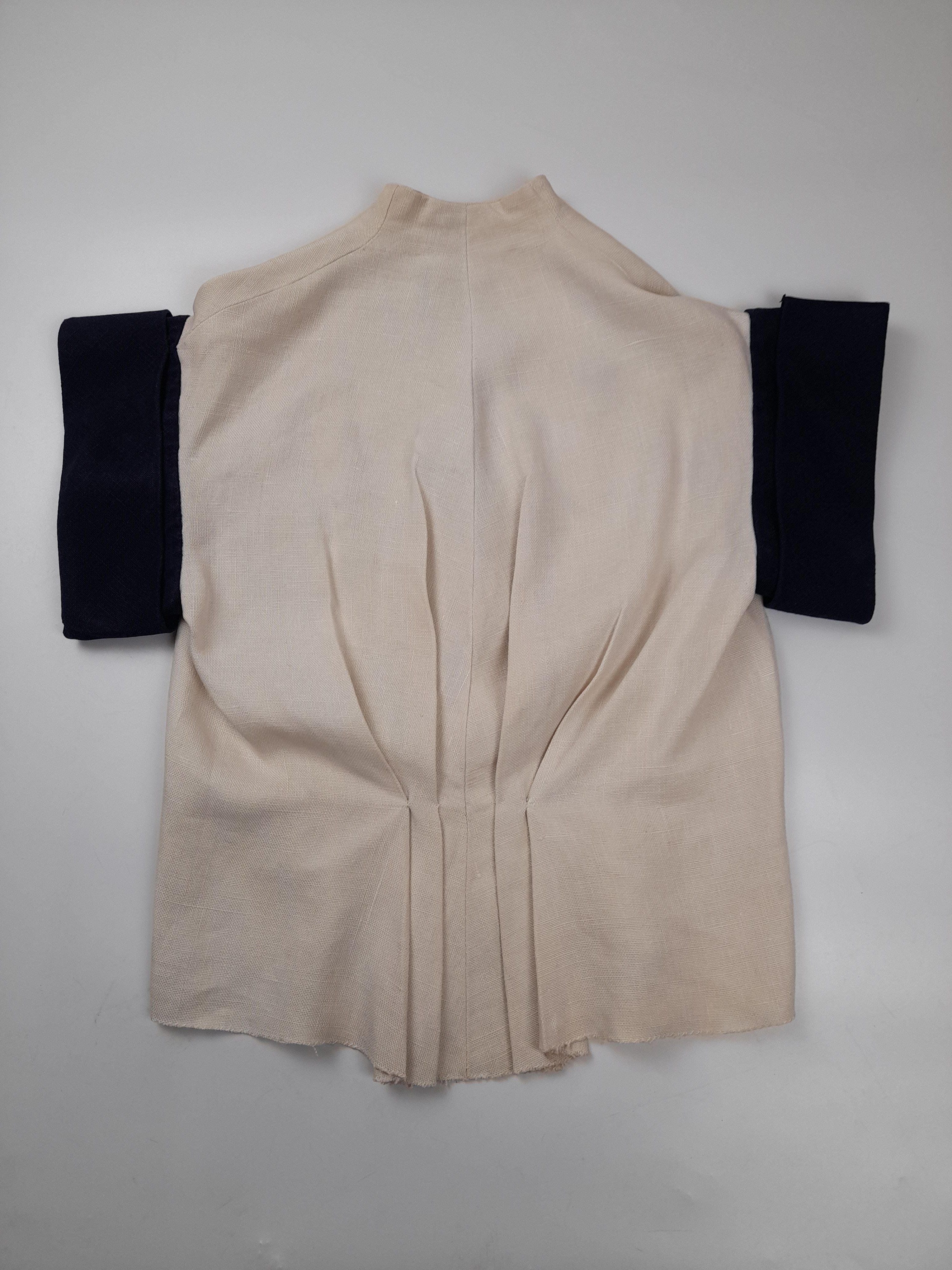 Hermes Vintage Hermes Linen Top Size S / US 4 / IT 40 - 14 Thumbnail