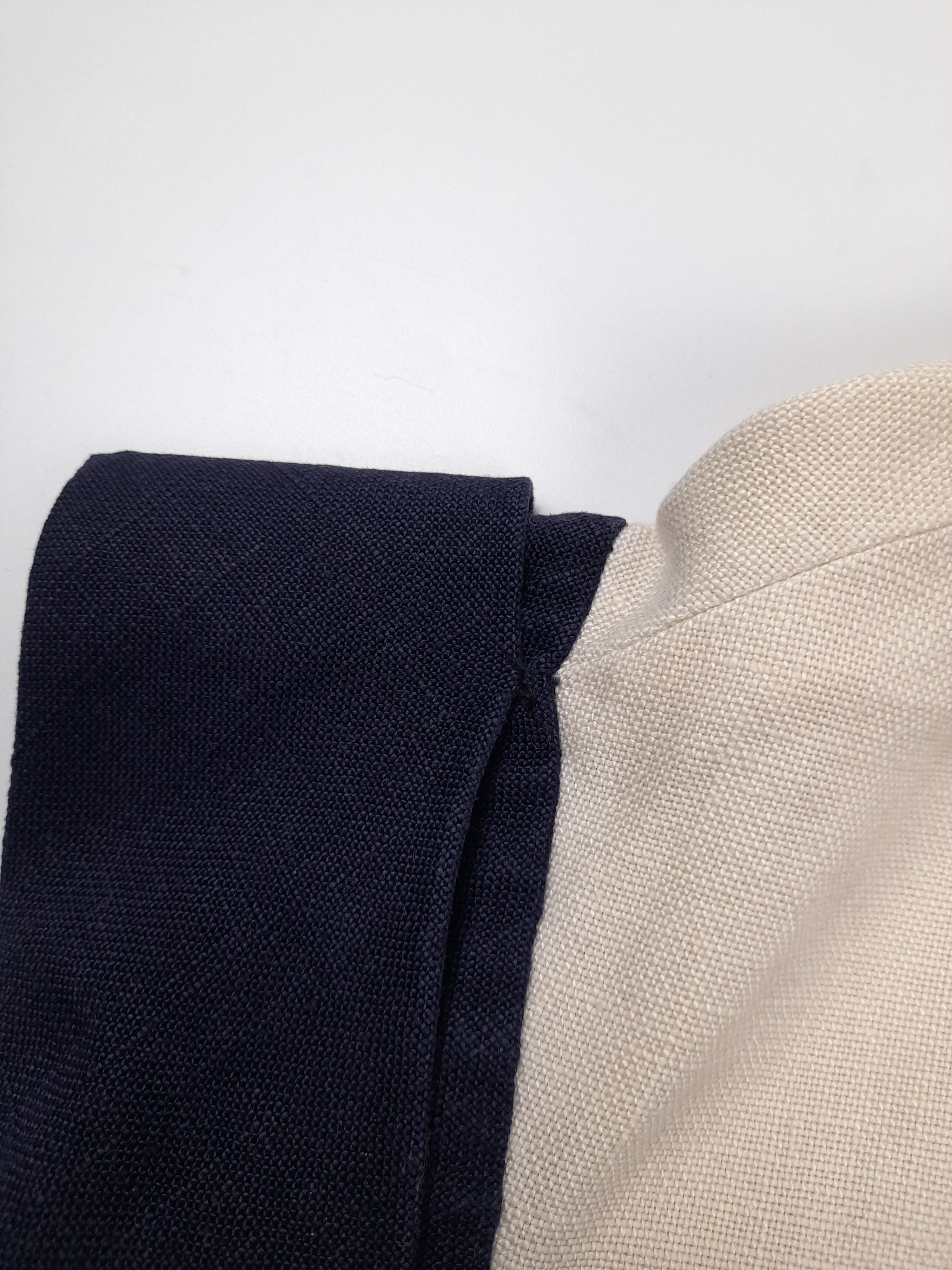Hermes Vintage Hermes Linen Top Size S / US 4 / IT 40 - 9 Thumbnail