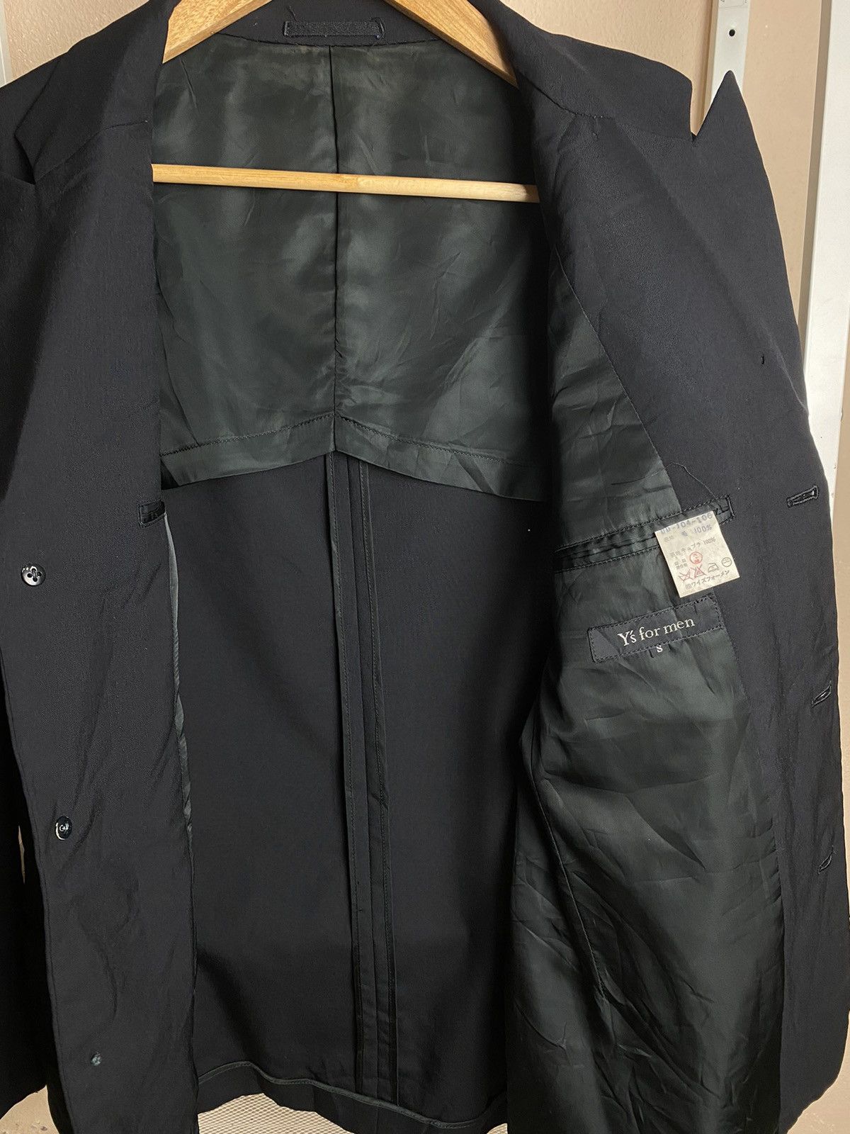 Yohji Yamamoto Yohji yamamoto Y's for men blazzers Size 42L - 12 Thumbnail