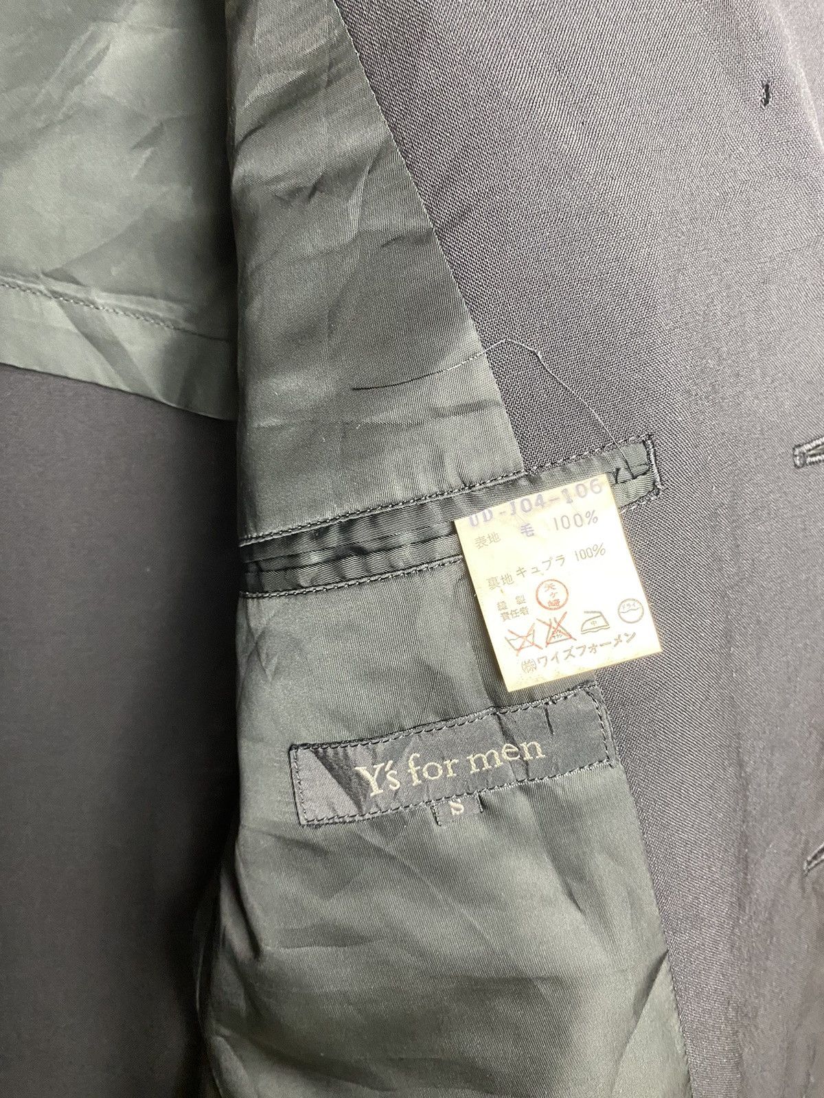 Yohji Yamamoto Yohji yamamoto Y's for men blazzers Size 42L - 13 Thumbnail