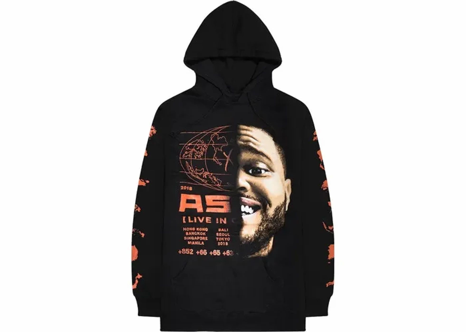 The Weeknd The Weeknd XO Asia Tour Hoodie Black Size US XL / EU 56 / 4 - 5 Thumbnail