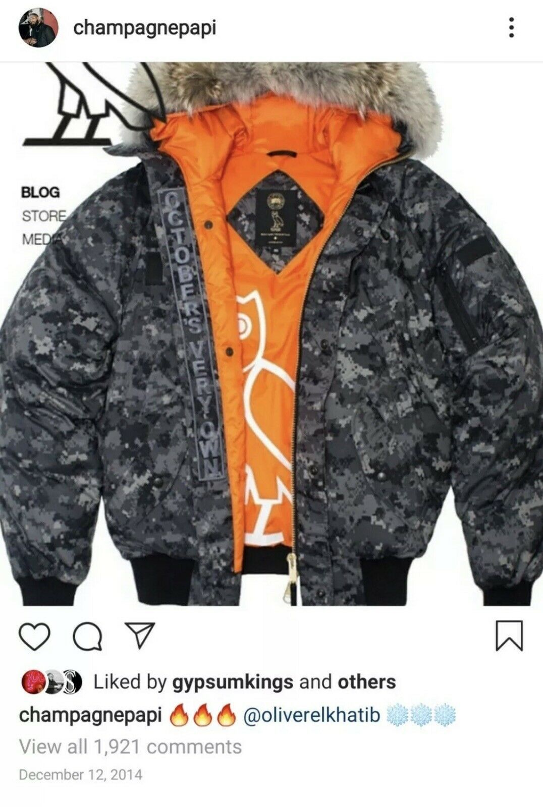 Canada Goose 2014 Canada Goose x OVO Digi Camo Jacket Size US L / EU 52-54 / 3 - 5 Thumbnail