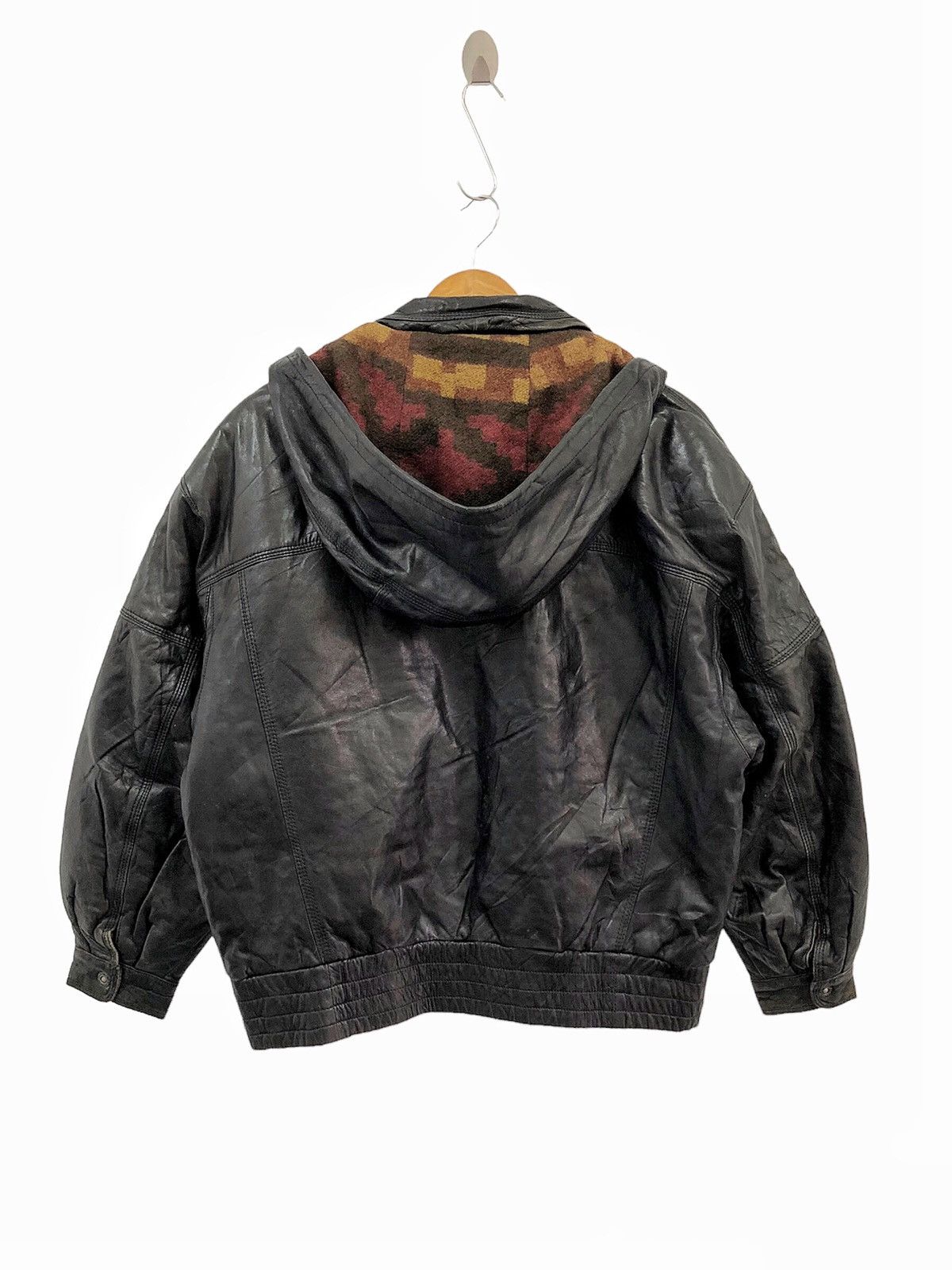 Bally Circa 80's Bally leather bomber removal hoodie Size US M / EU 48-50 / 2 - 15 Thumbnail