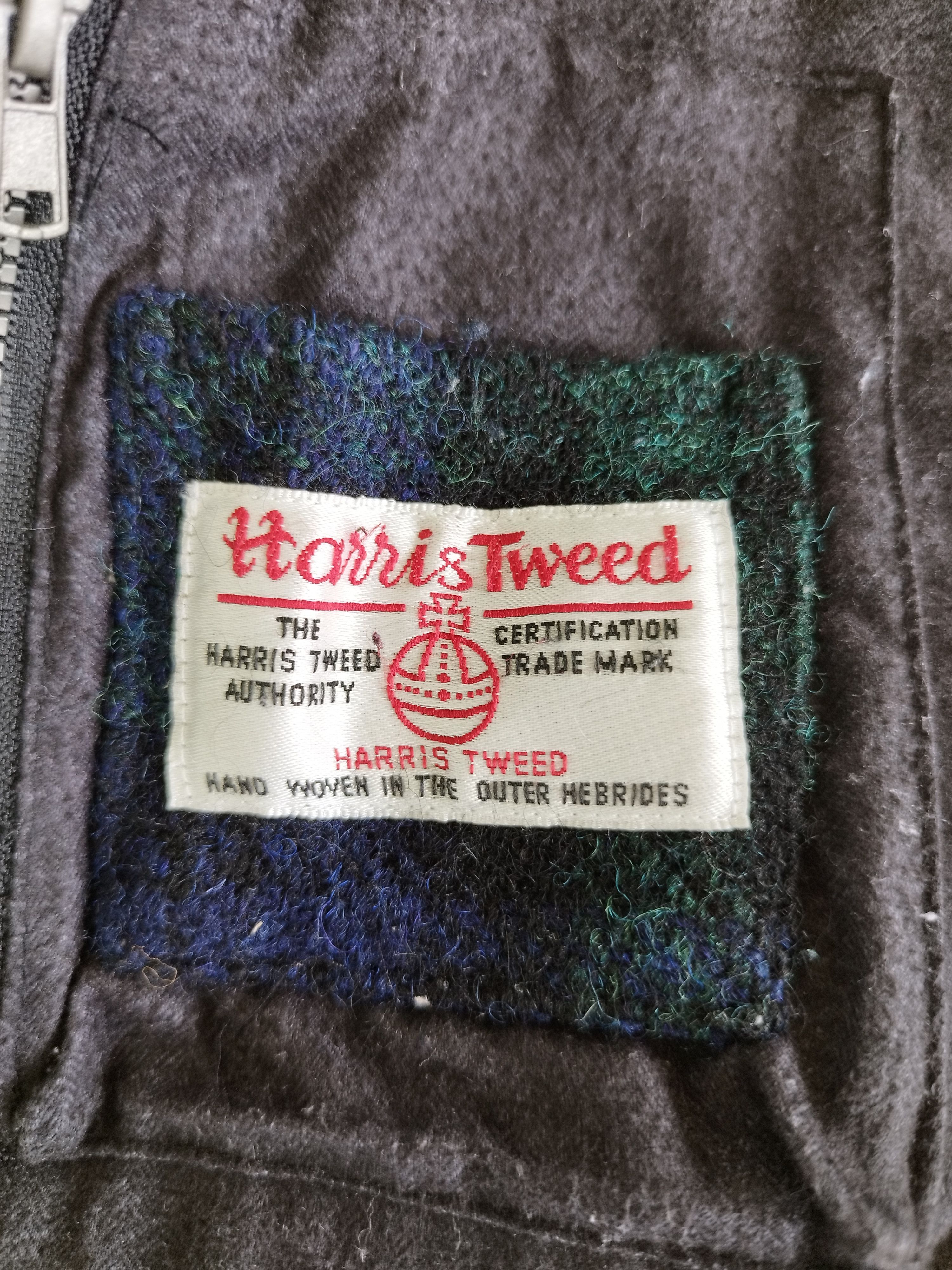 Harris Tweed 🔥 Harris Tweed jacket Hand Woven wool bomber design Size US S / EU 44-46 / 1 - 5 Thumbnail