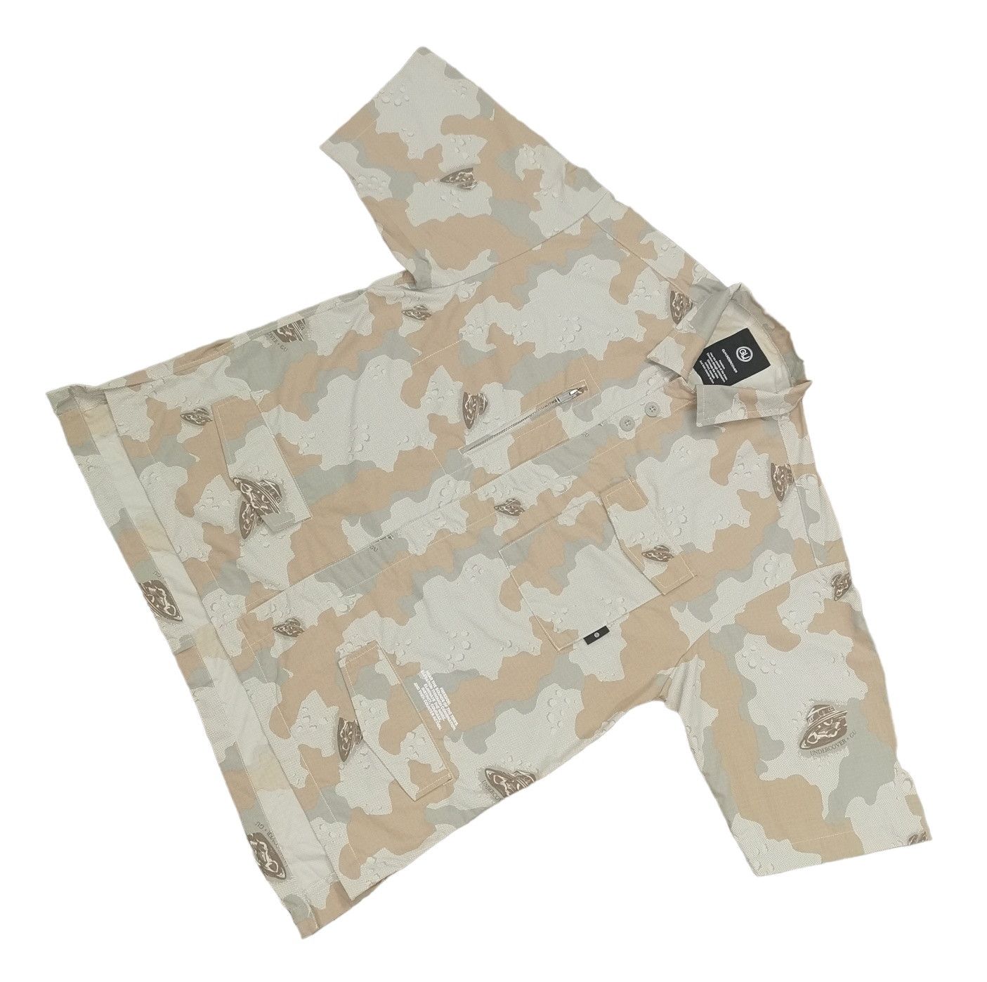 GU × Undercover Gu x Undercover Camo Shirt Size US L / EU 52-54 / 3 - 4 Thumbnail