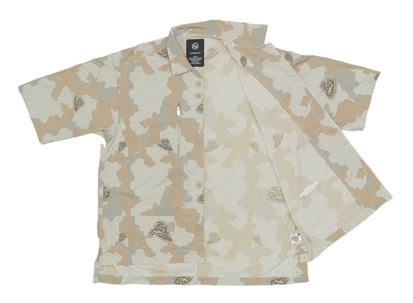 GU × Undercover Gu x Undercover Camo Shirt Size US L / EU 52-54 / 3 - 7 Thumbnail