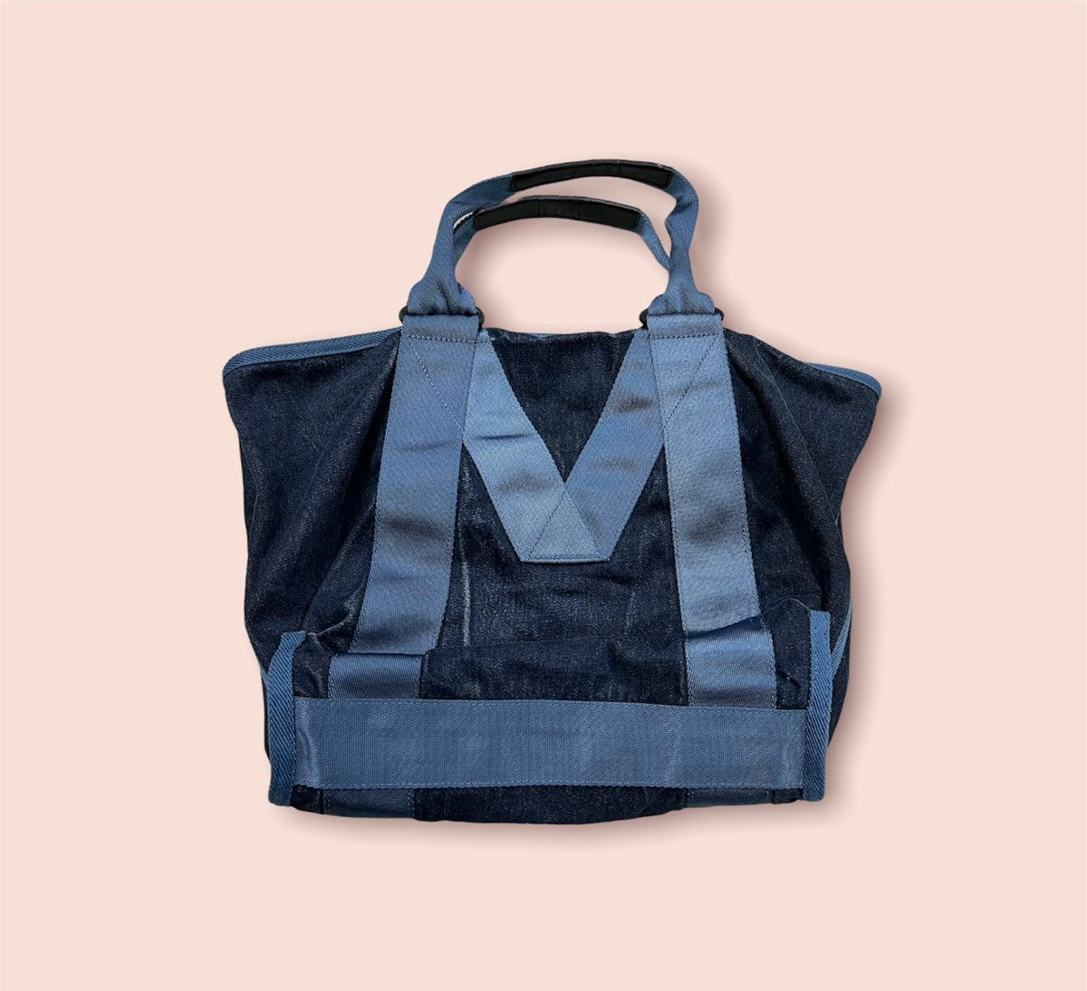 Marc Jacobs × Marc by Marc Jacobs MARC JACOBS NEW LOGO DENIM SHOULDER TOTE Size ONE SIZE - 3 Thumbnail