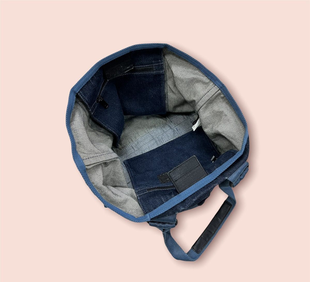 Marc Jacobs × Marc by Marc Jacobs MARC JACOBS NEW LOGO DENIM SHOULDER TOTE Size ONE SIZE - 17 Thumbnail