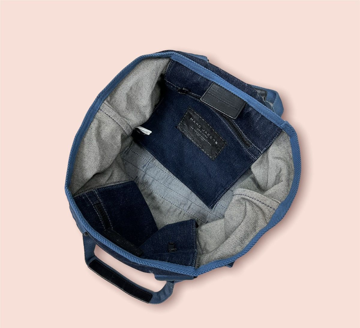 Marc Jacobs × Marc by Marc Jacobs MARC JACOBS NEW LOGO DENIM SHOULDER TOTE Size ONE SIZE - 16 Thumbnail