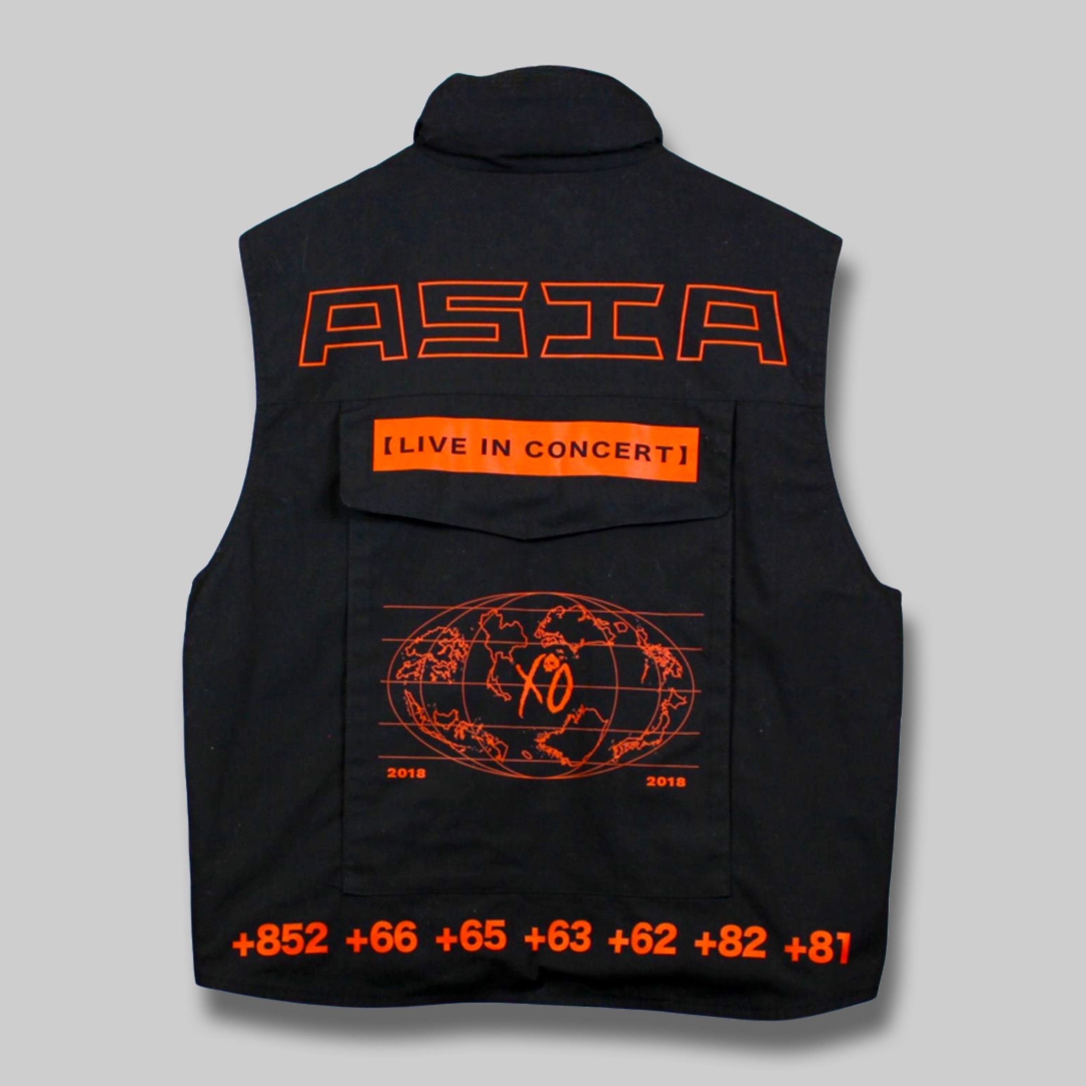 The Weeknd The Weeknd XO Asia Tour Ranger Vest Black 2018 Size US L / EU 52-54 / 3 - 3 Thumbnail