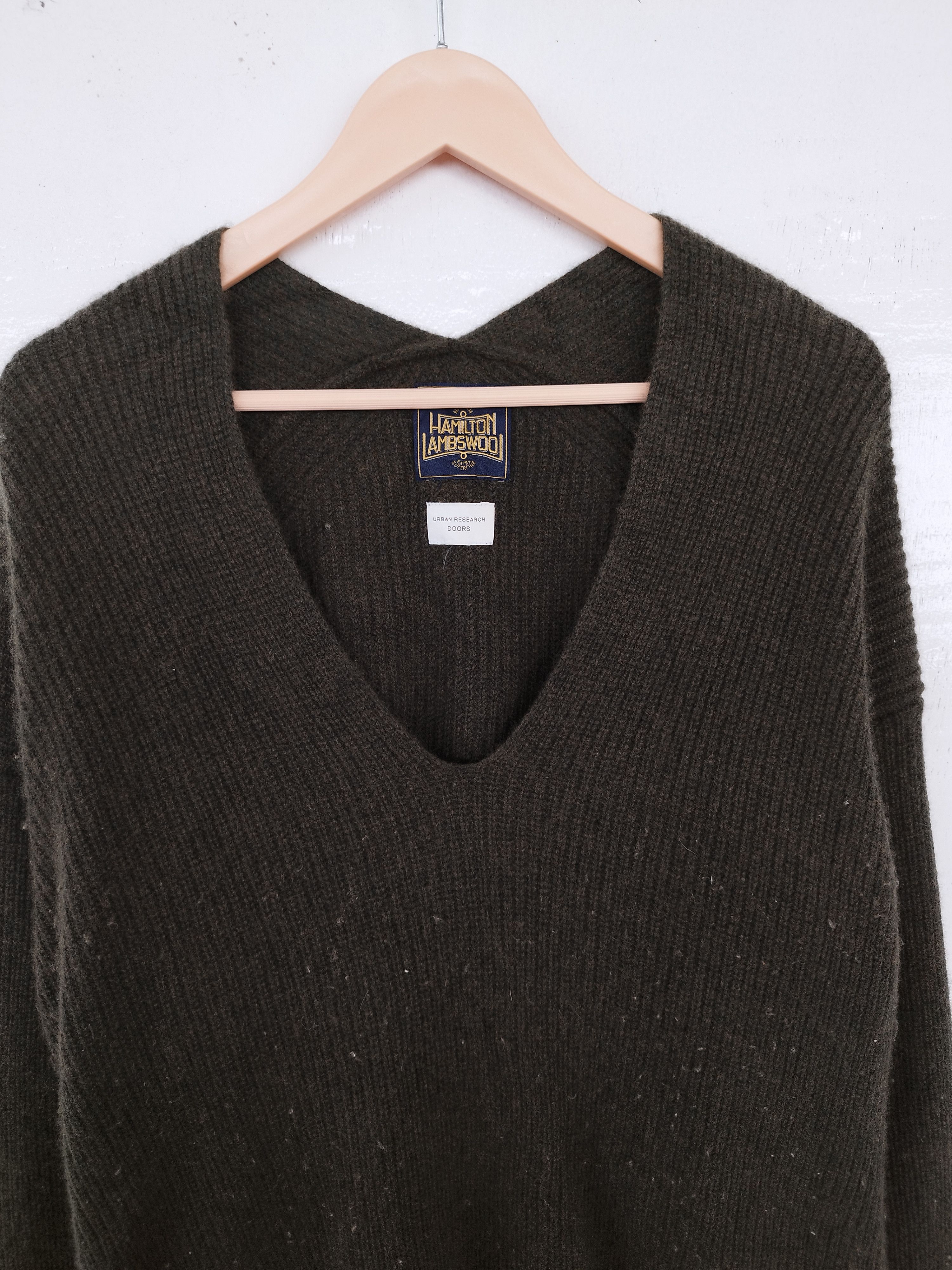 Hamilton Urban Research X Hamilton Lambswool sweater knitwear Size US L / EU 52-54 / 3 - 2 Thumbnail
