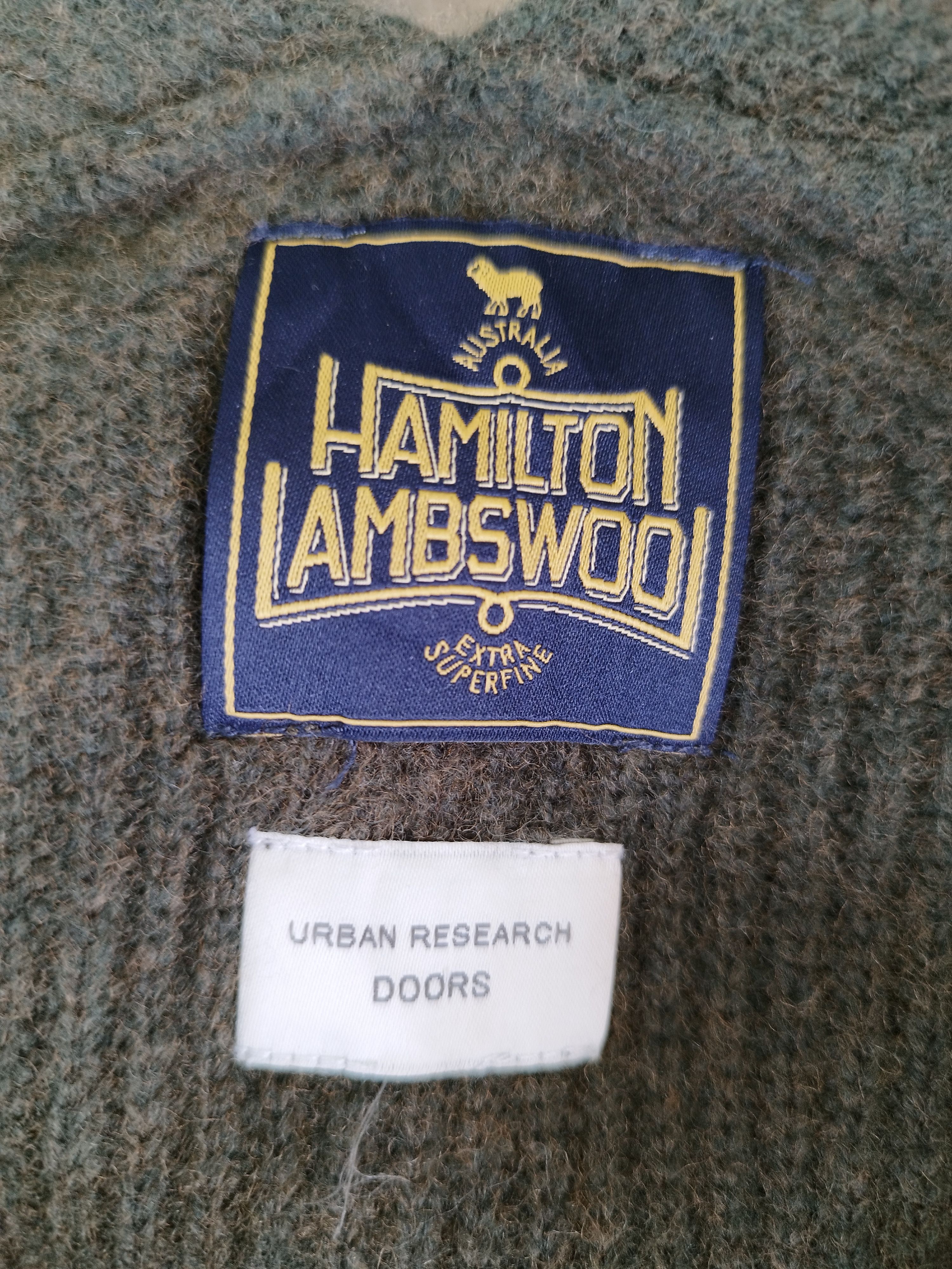 Hamilton Urban Research X Hamilton Lambswool sweater knitwear Size US L / EU 52-54 / 3 - 5 Thumbnail