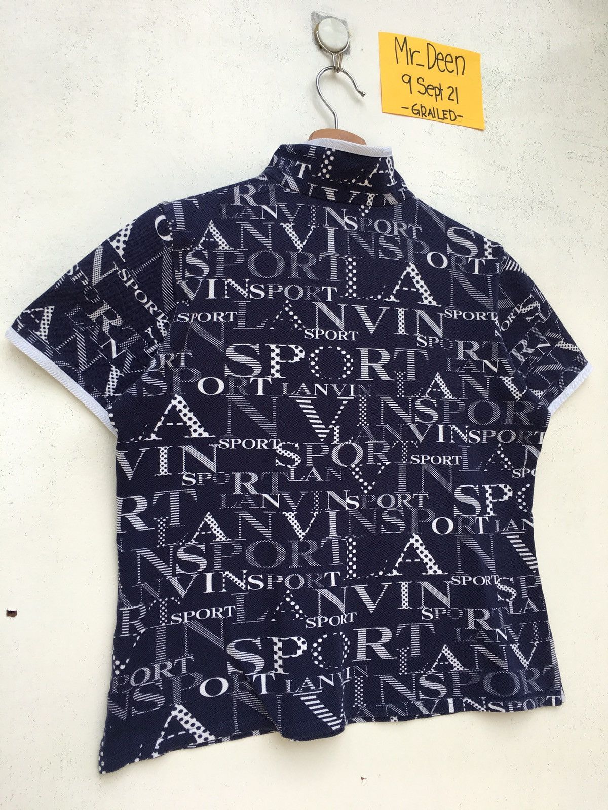 Lanvin Vintage Rare Lanvin Big Spellout Polo Shirt Size S / US 4 / IT 40 - 11 Thumbnail