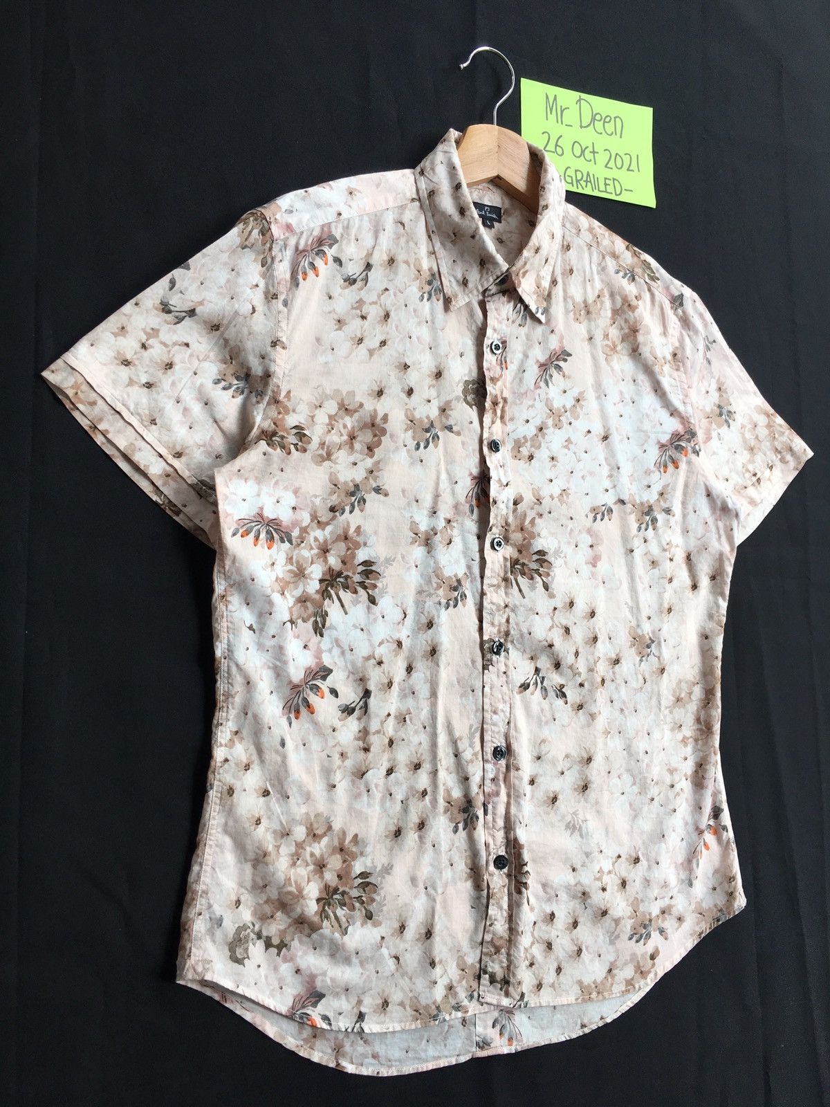 Paul Smith Vintage Paul Smith Florals Motif Buttons Shirt Size US S / EU 44-46 / 1 - 3 Thumbnail