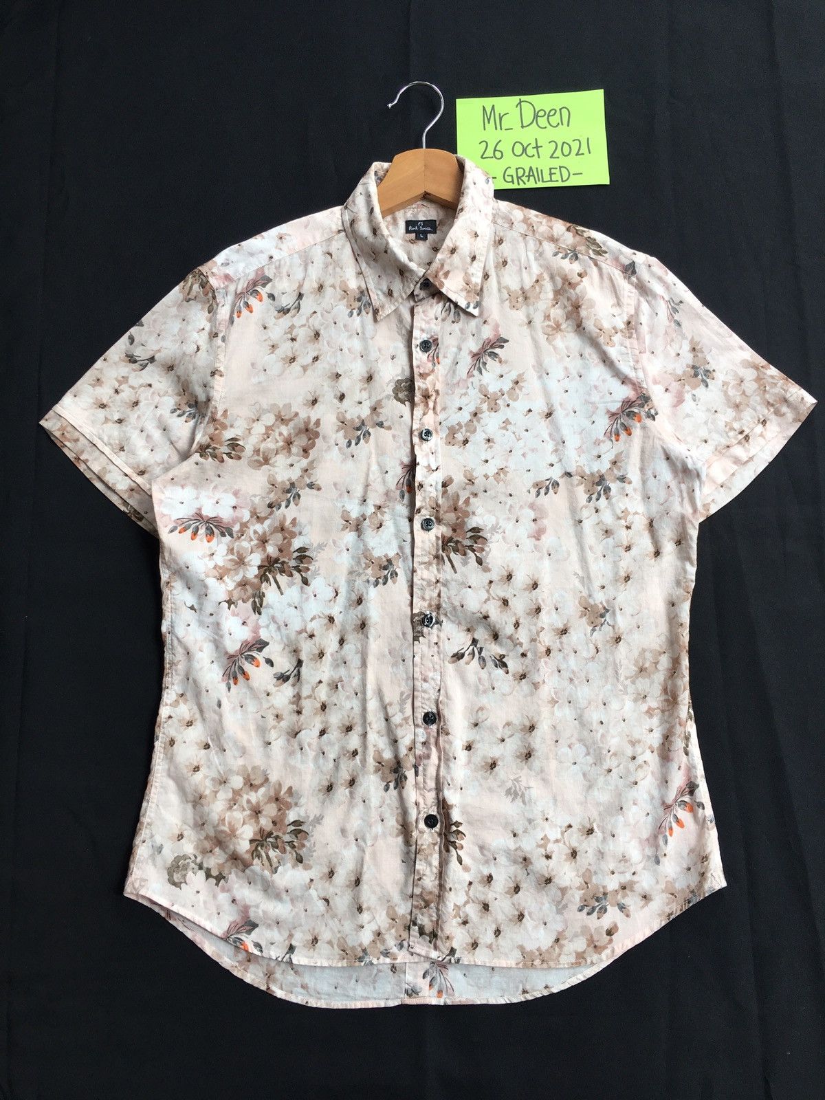 Paul Smith Vintage Paul Smith Florals Motif Buttons Shirt Size US S / EU 44-46 / 1 - 1 Thumbnail