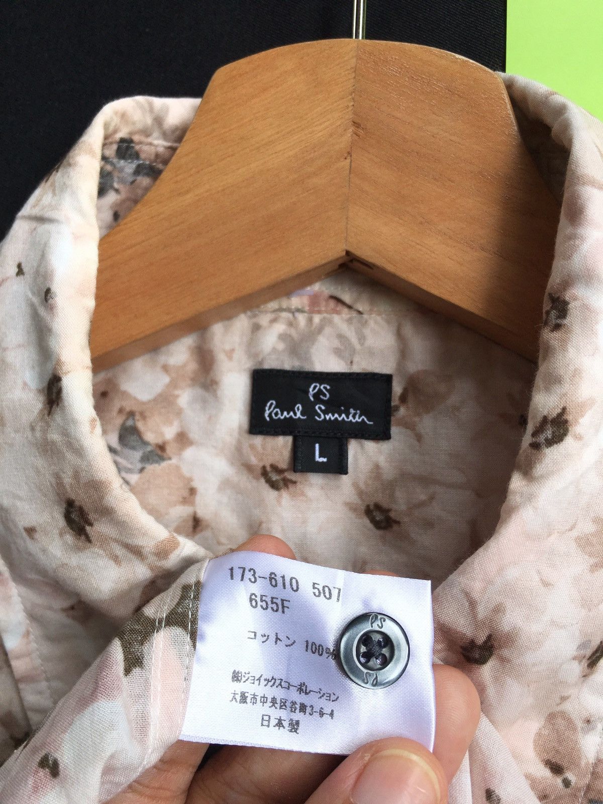 Paul Smith Vintage Paul Smith Florals Motif Buttons Shirt Size US S / EU 44-46 / 1 - 9 Thumbnail