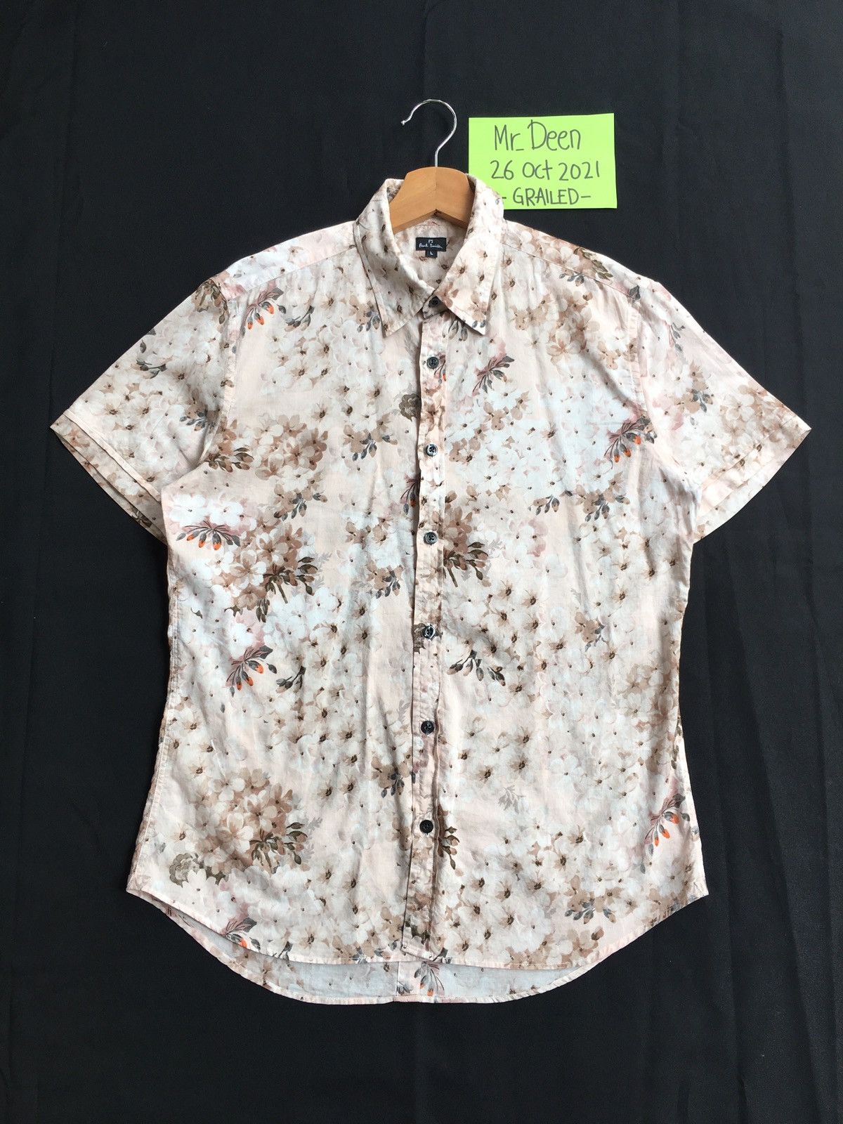 Paul Smith Vintage Paul Smith Florals Motif Buttons Shirt Size US S / EU 44-46 / 1 - 4 Thumbnail