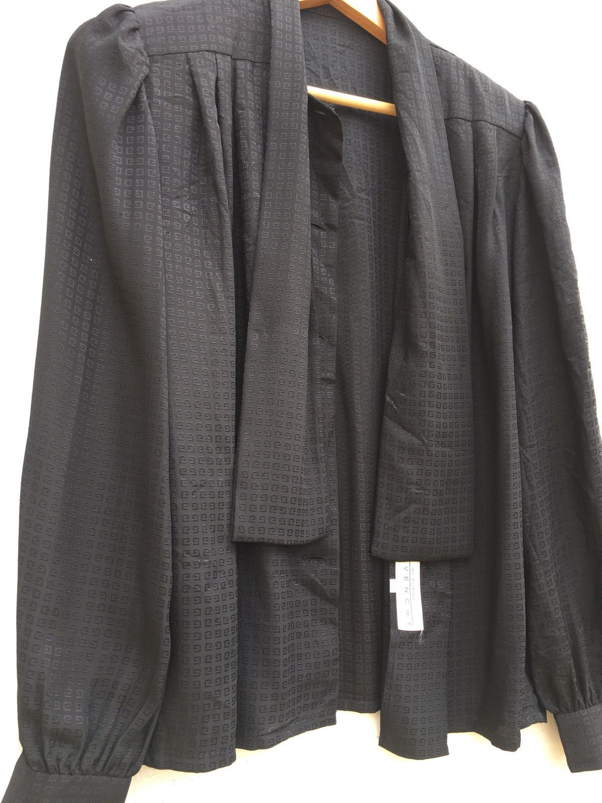 Givenchy Vintage Rare Givenchy Hologram Silk Blouse Size XL / US 12-14 / IT 48-50 - 13 Thumbnail