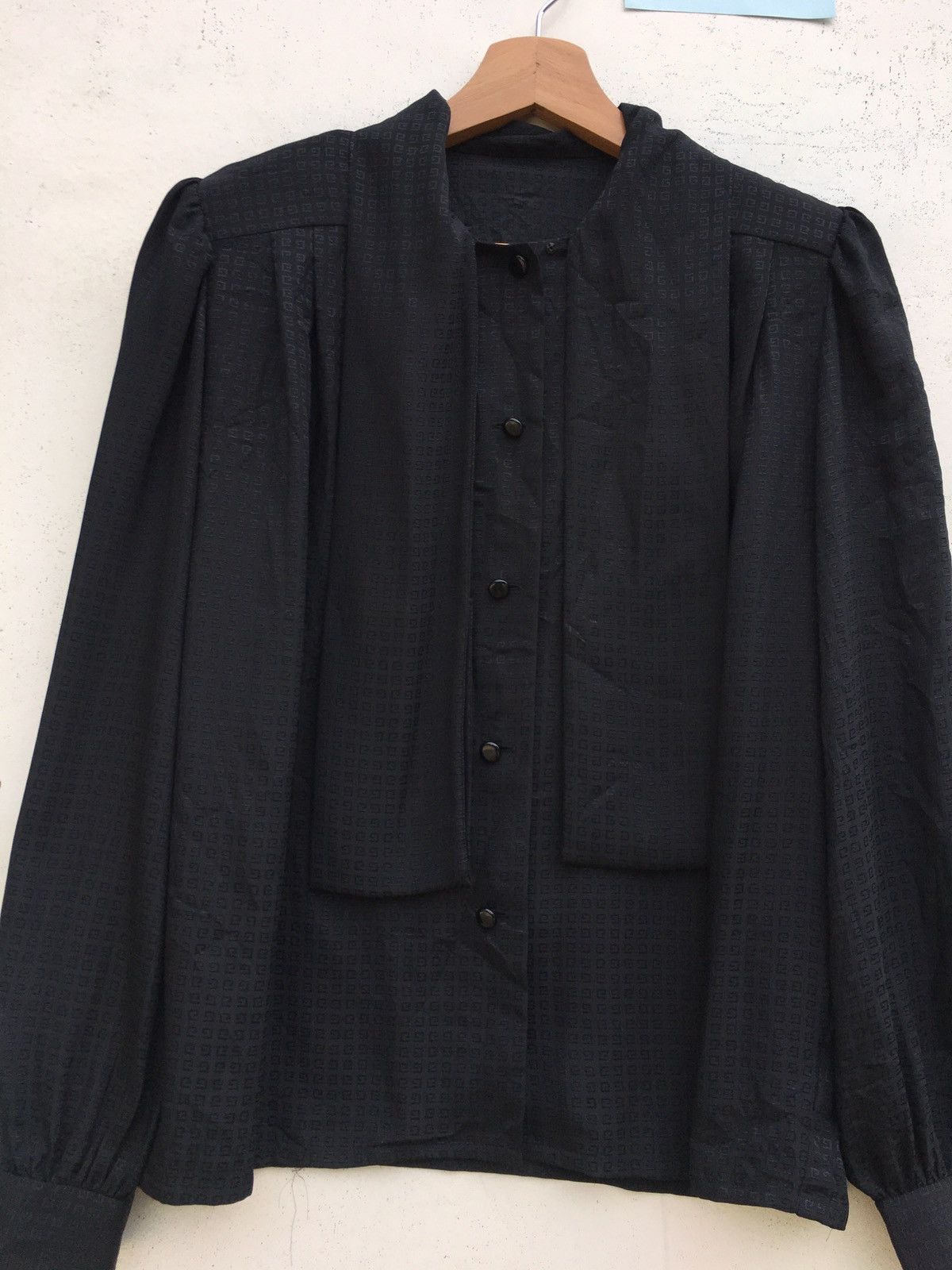 Givenchy Vintage Rare Givenchy Hologram Silk Blouse Size XL / US 12-14 / IT 48-50 - 5 Thumbnail