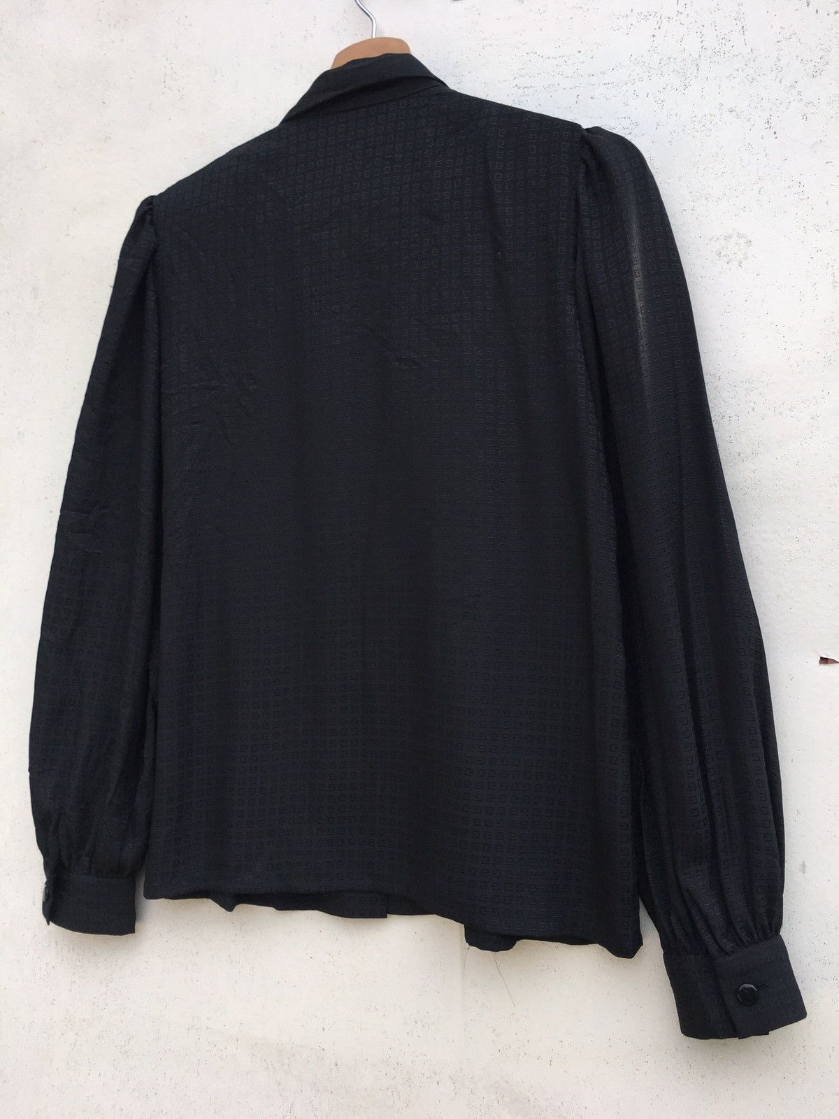 Givenchy Vintage Rare Givenchy Hologram Silk Blouse Size XL / US 12-14 / IT 48-50 - 18 Thumbnail