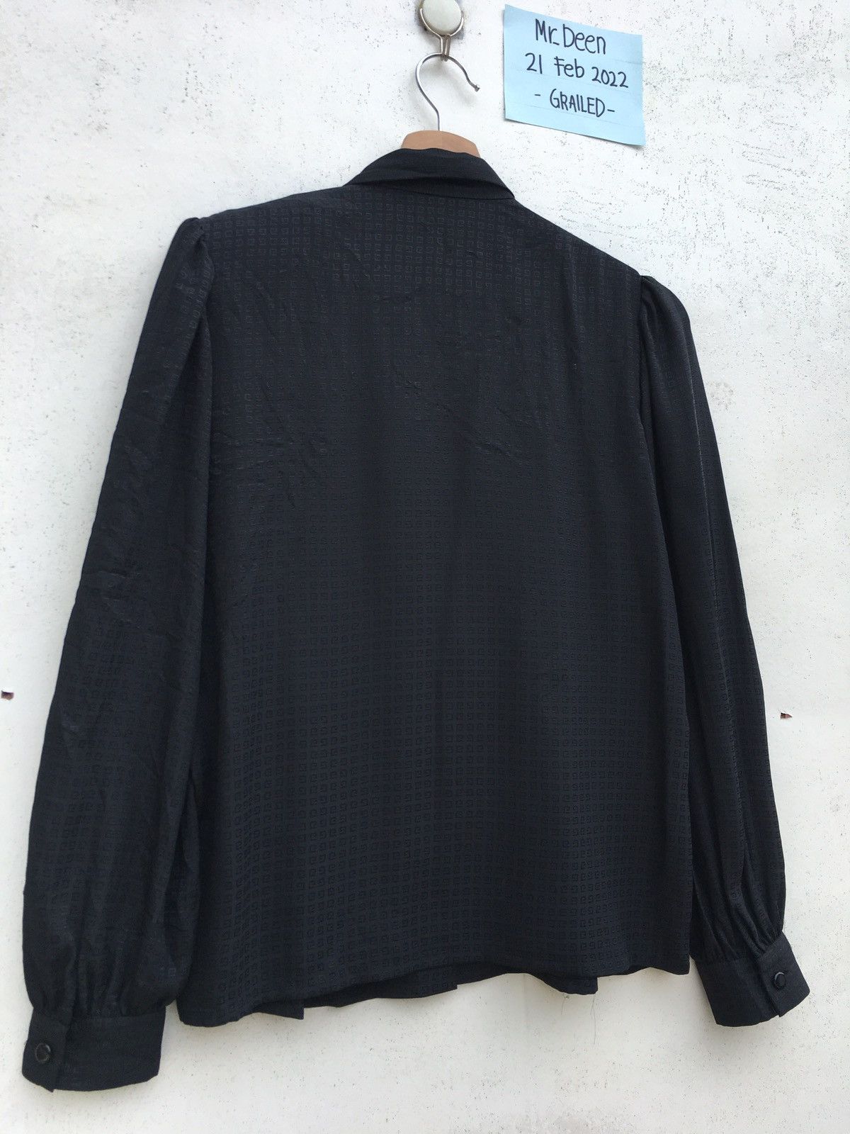 Givenchy Vintage Rare Givenchy Hologram Silk Blouse Size XL / US 12-14 / IT 48-50 - 17 Thumbnail