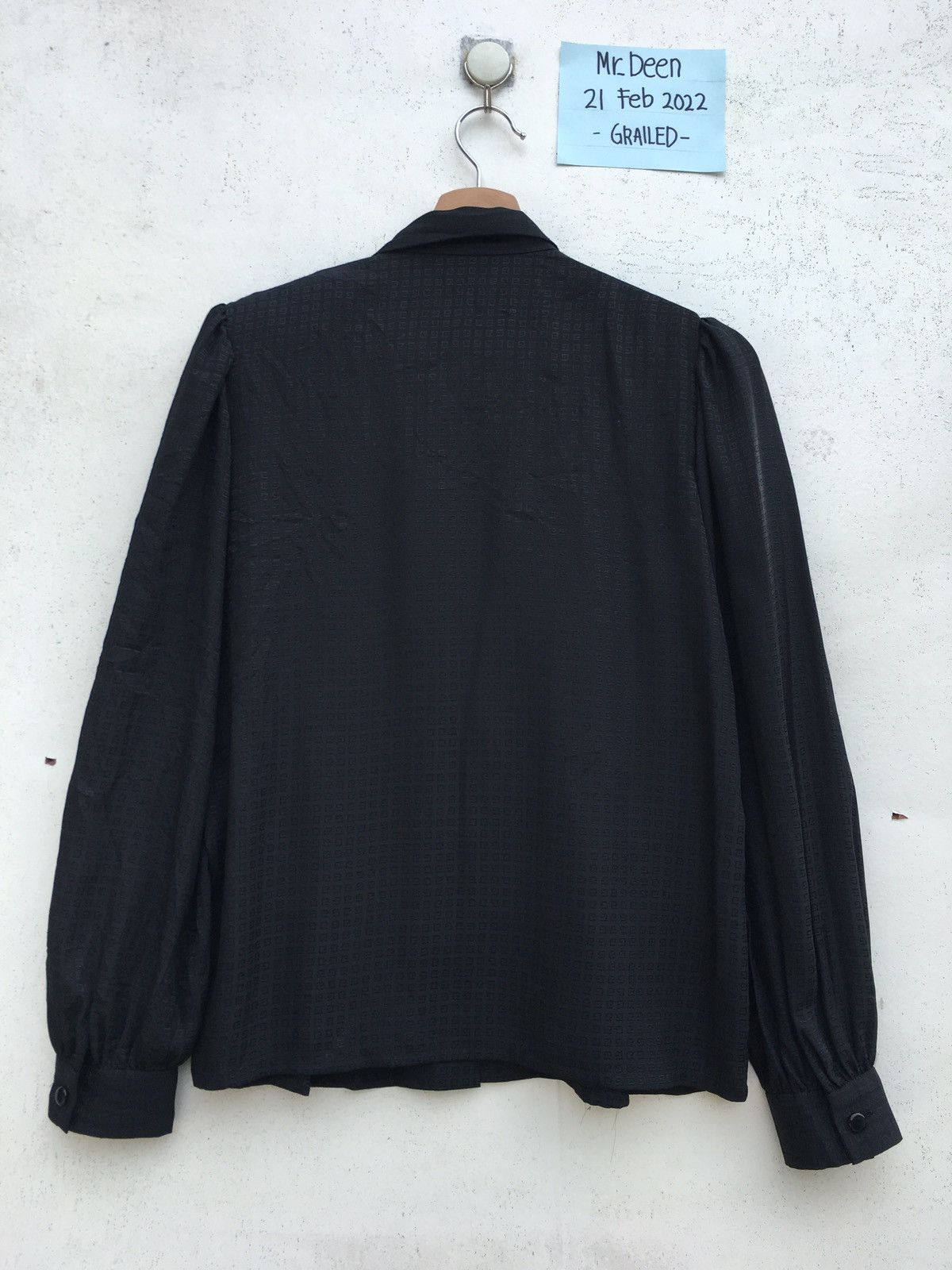 Givenchy Vintage Rare Givenchy Hologram Silk Blouse Size XL / US 12-14 / IT 48-50 - 16 Thumbnail