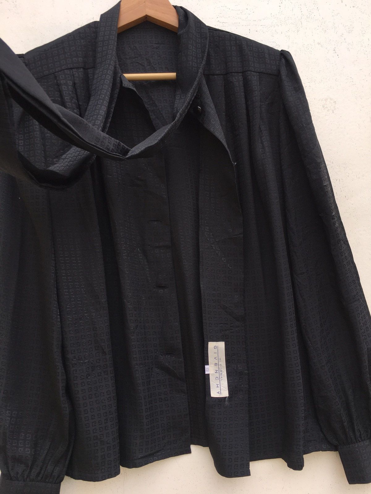 Givenchy Vintage Rare Givenchy Hologram Silk Blouse Size XL / US 12-14 / IT 48-50 - 11 Thumbnail
