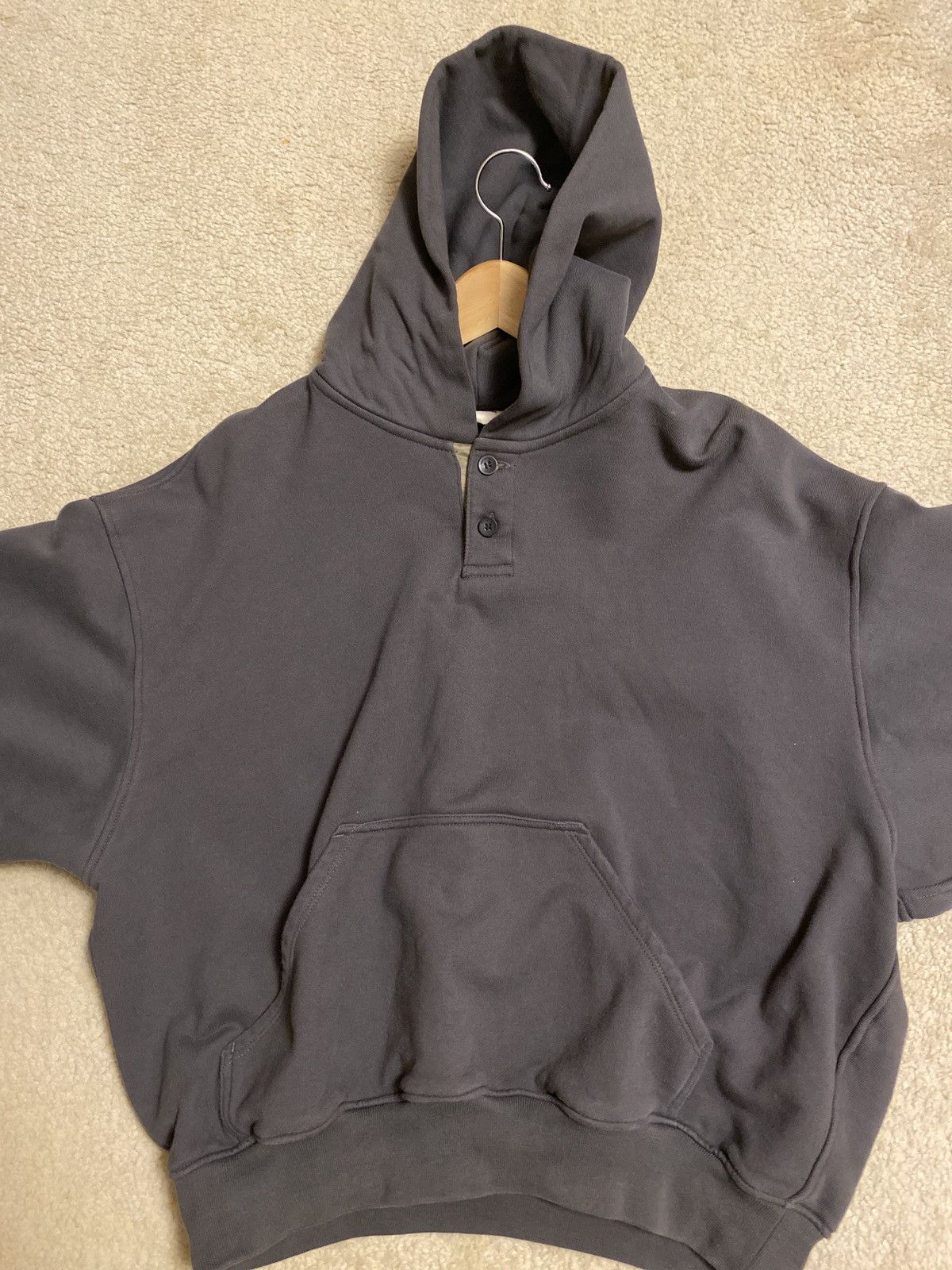 Fear of God Fear of God Everyday Henley Hoodie | Grailed